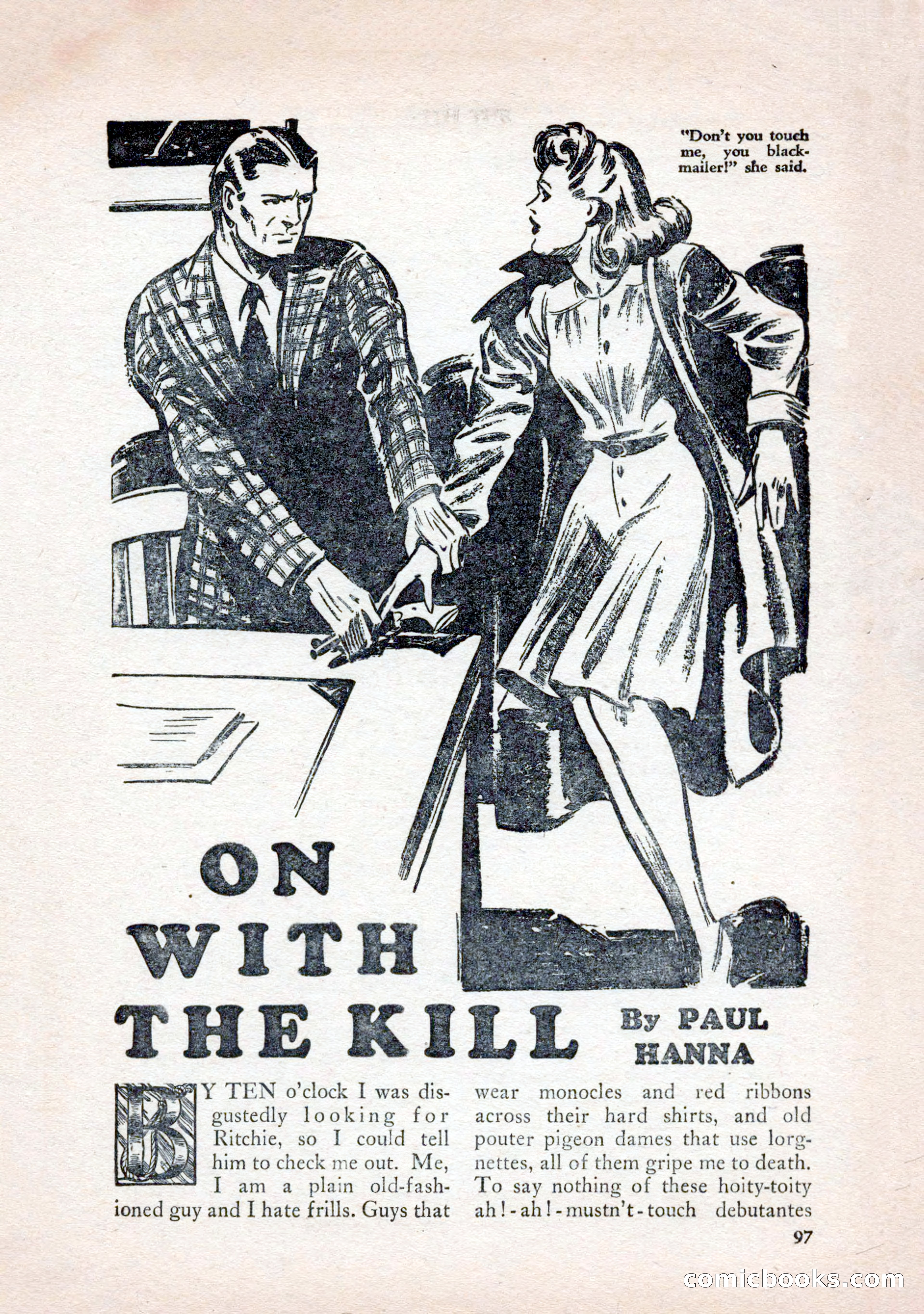 Private Detective Stories, January 1943 — page 99 of 132
