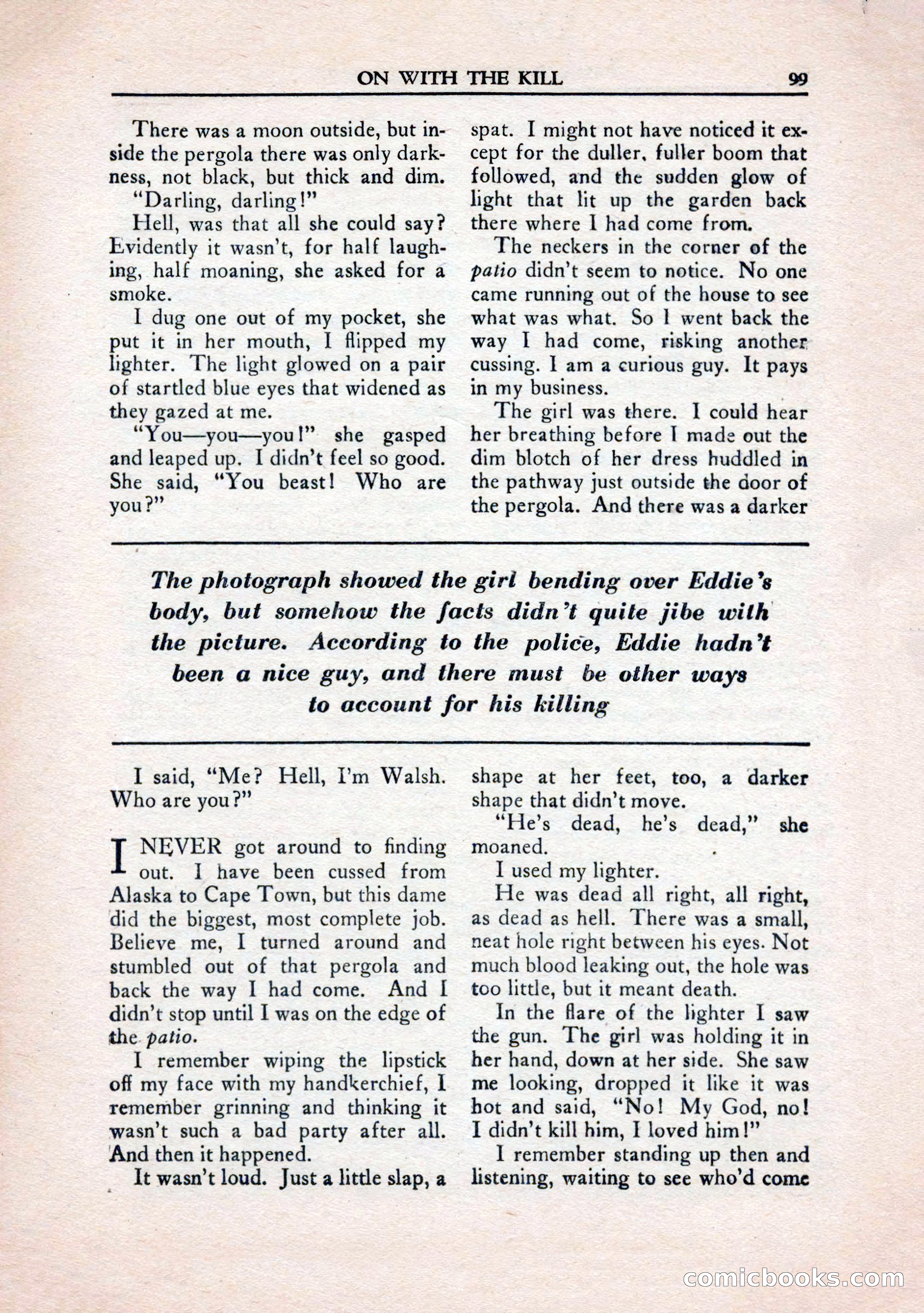 Private Detective Stories, January 1943 — page 101 of 132