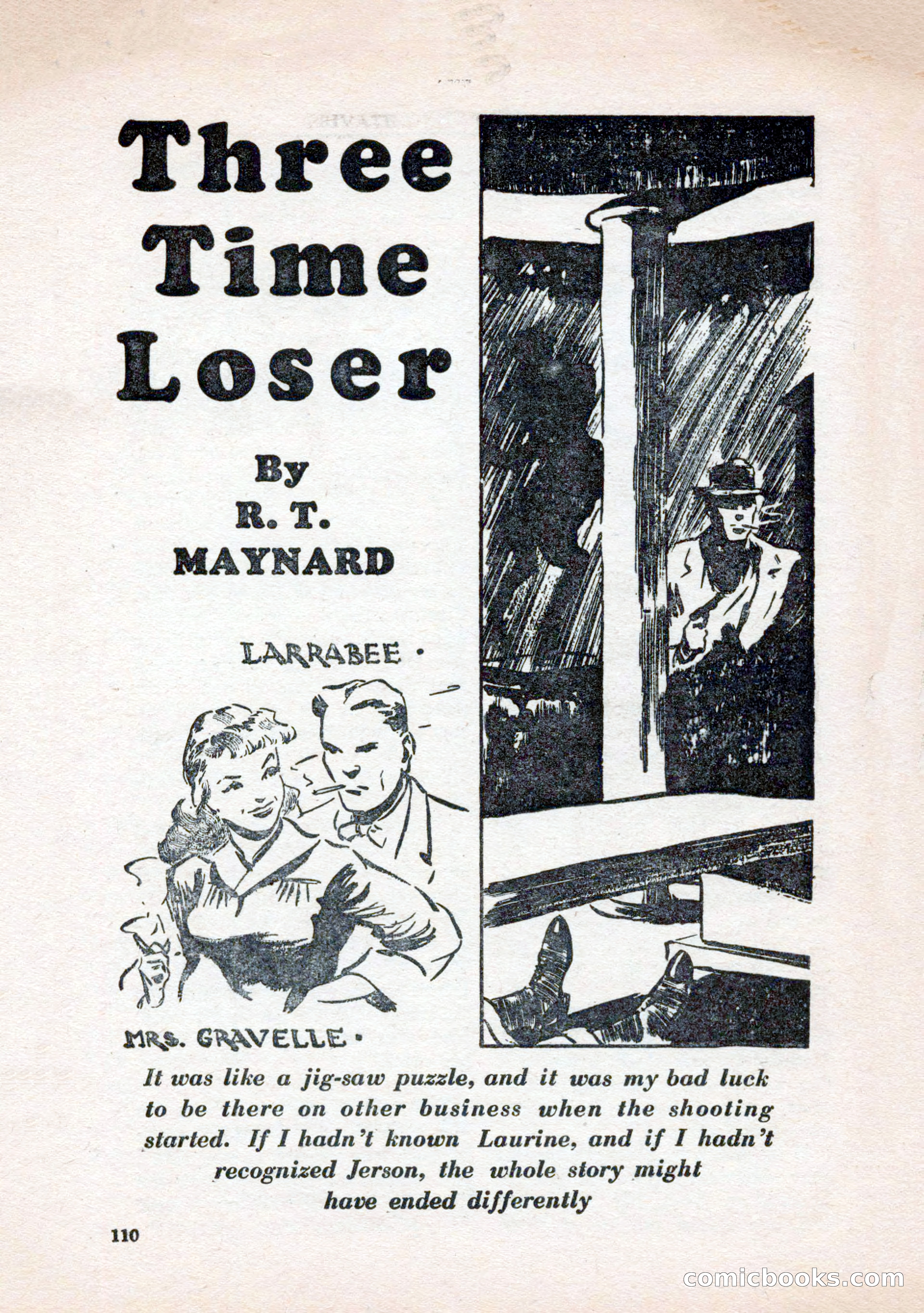 Private Detective Stories, January 1943 — page 112 of 132