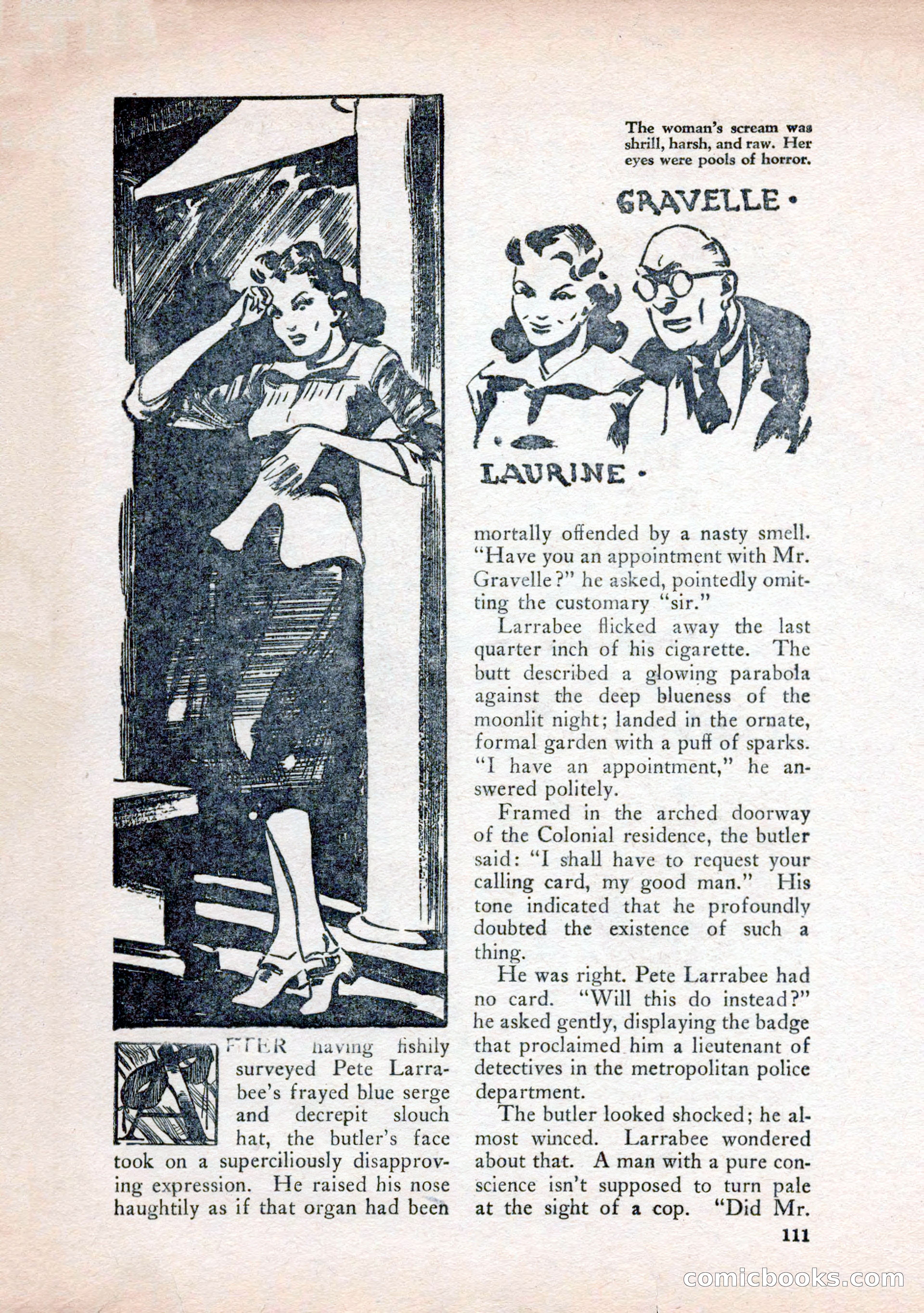Private Detective Stories, January 1943 — page 113 of 132