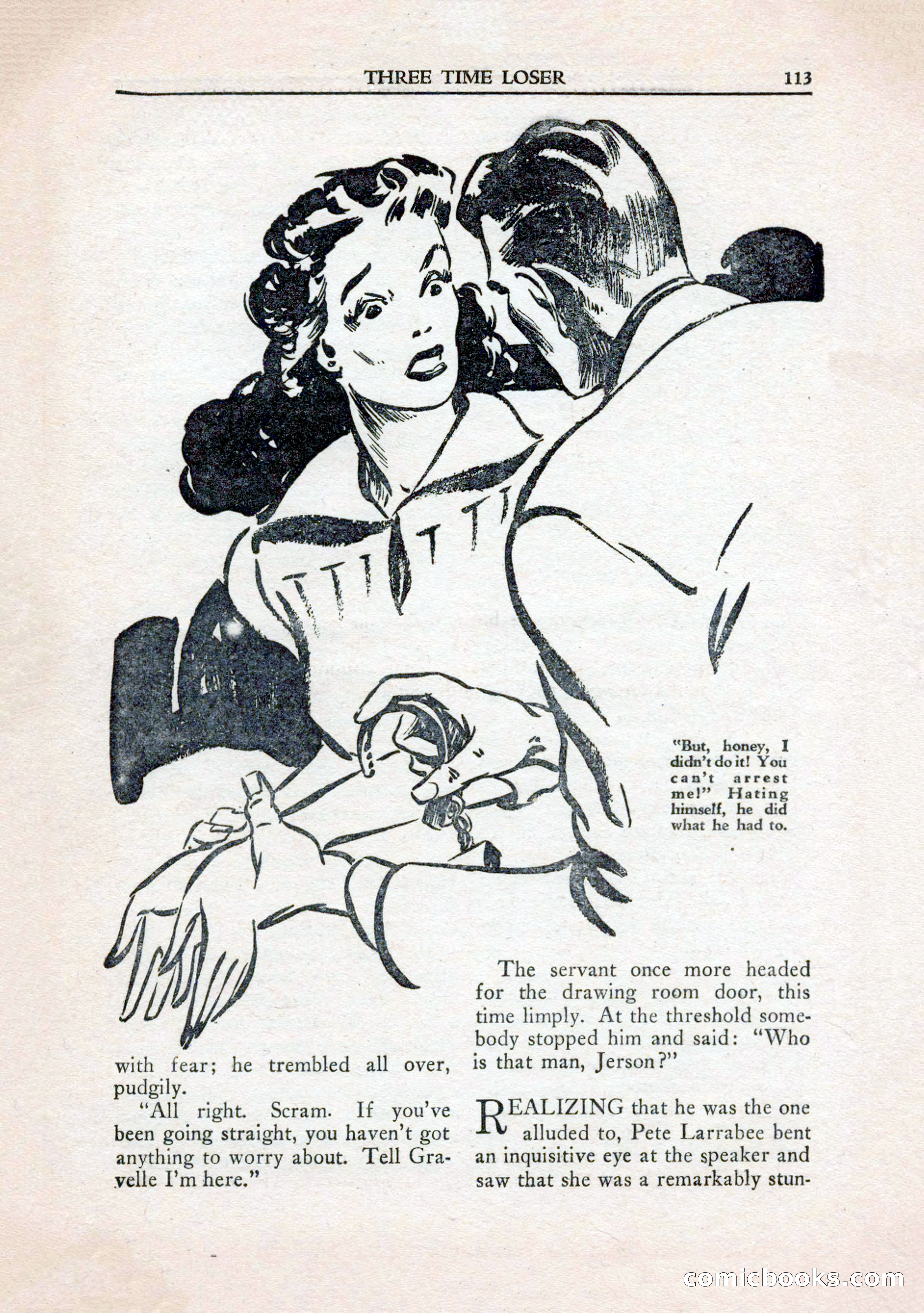 Private Detective Stories, January 1943 — page 115 of 132