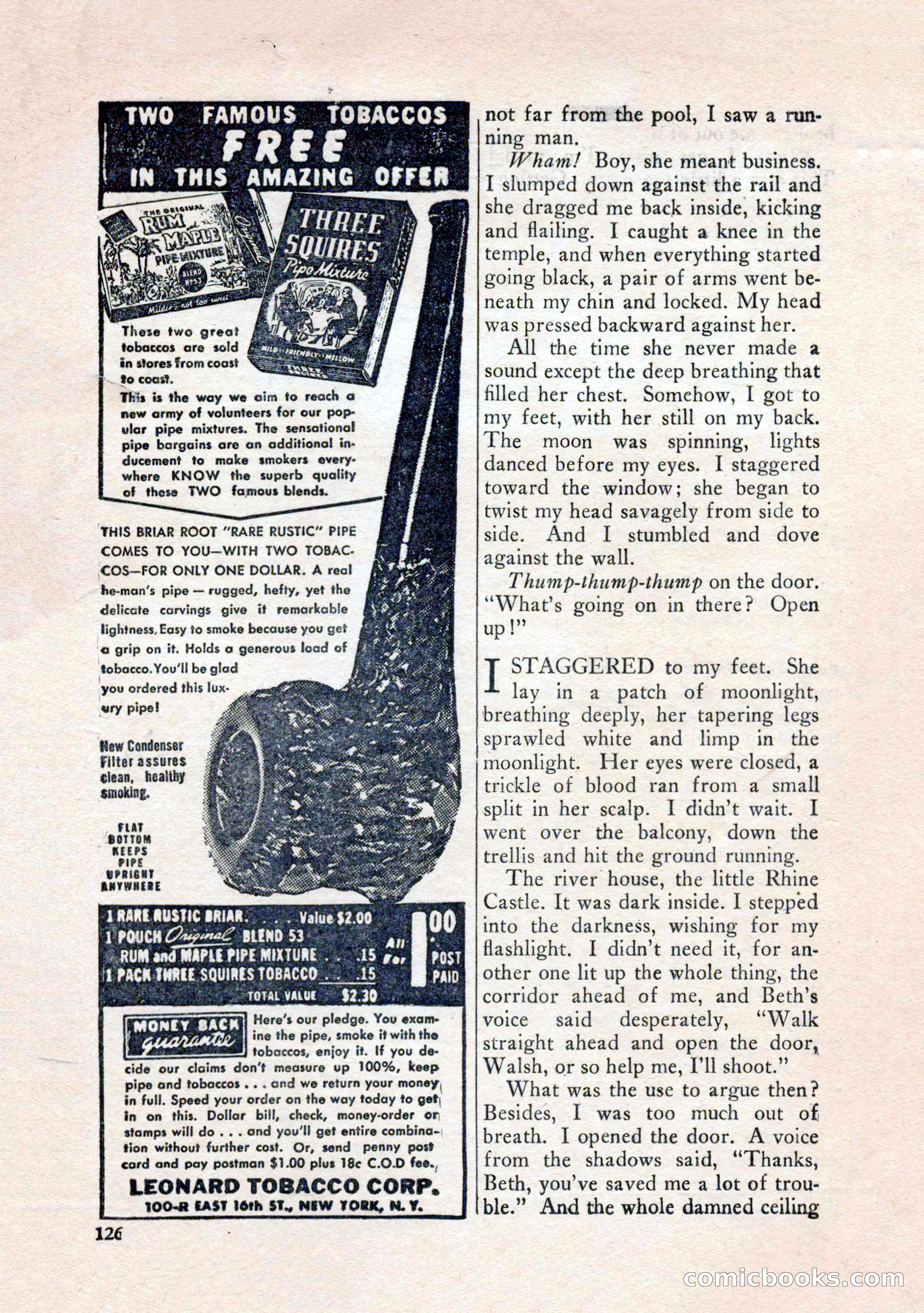 Private Detective Stories, January 1943 — page 128 of 132