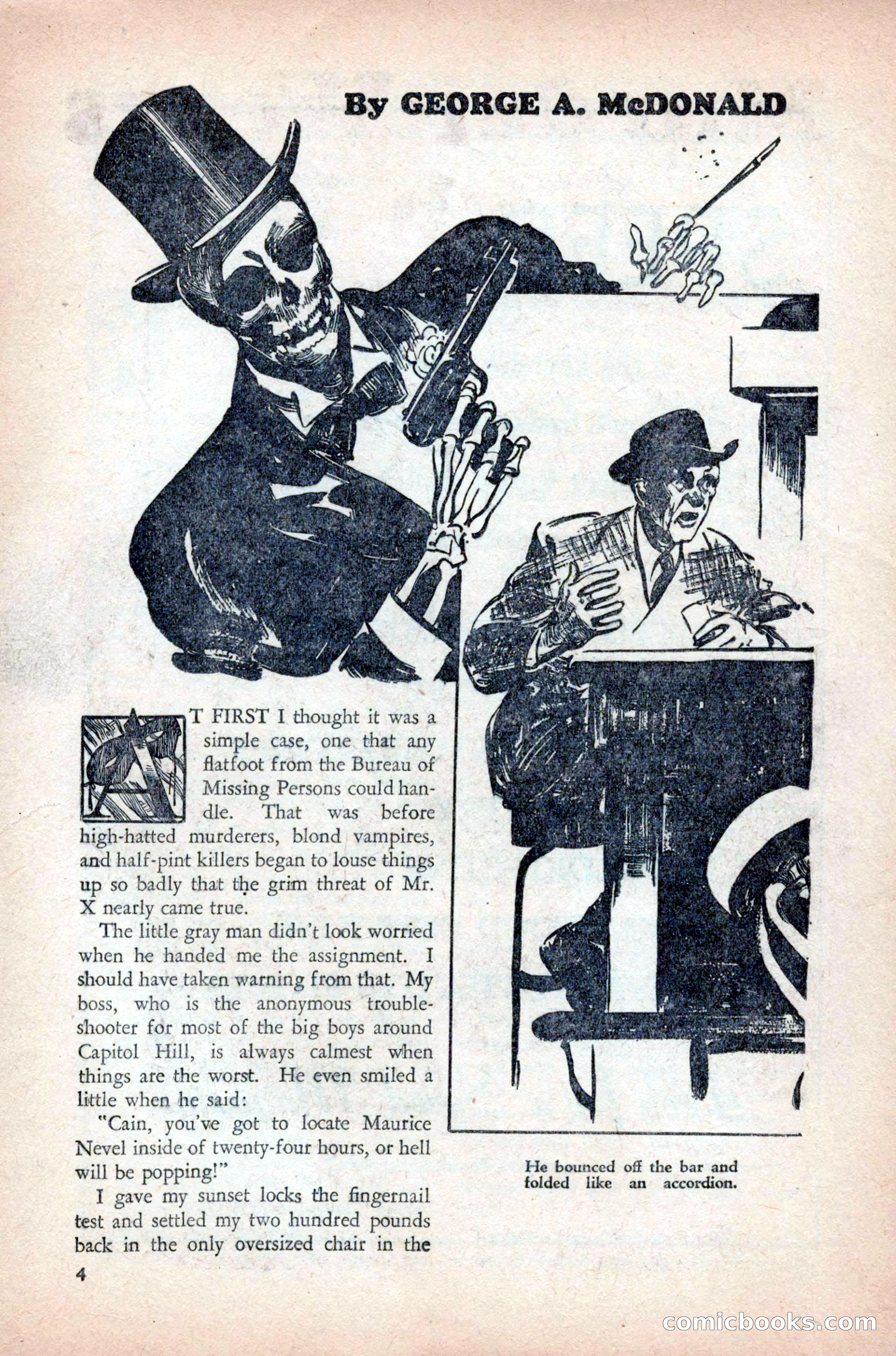 Private Detective Stories, May 1944 — page 6 of 116