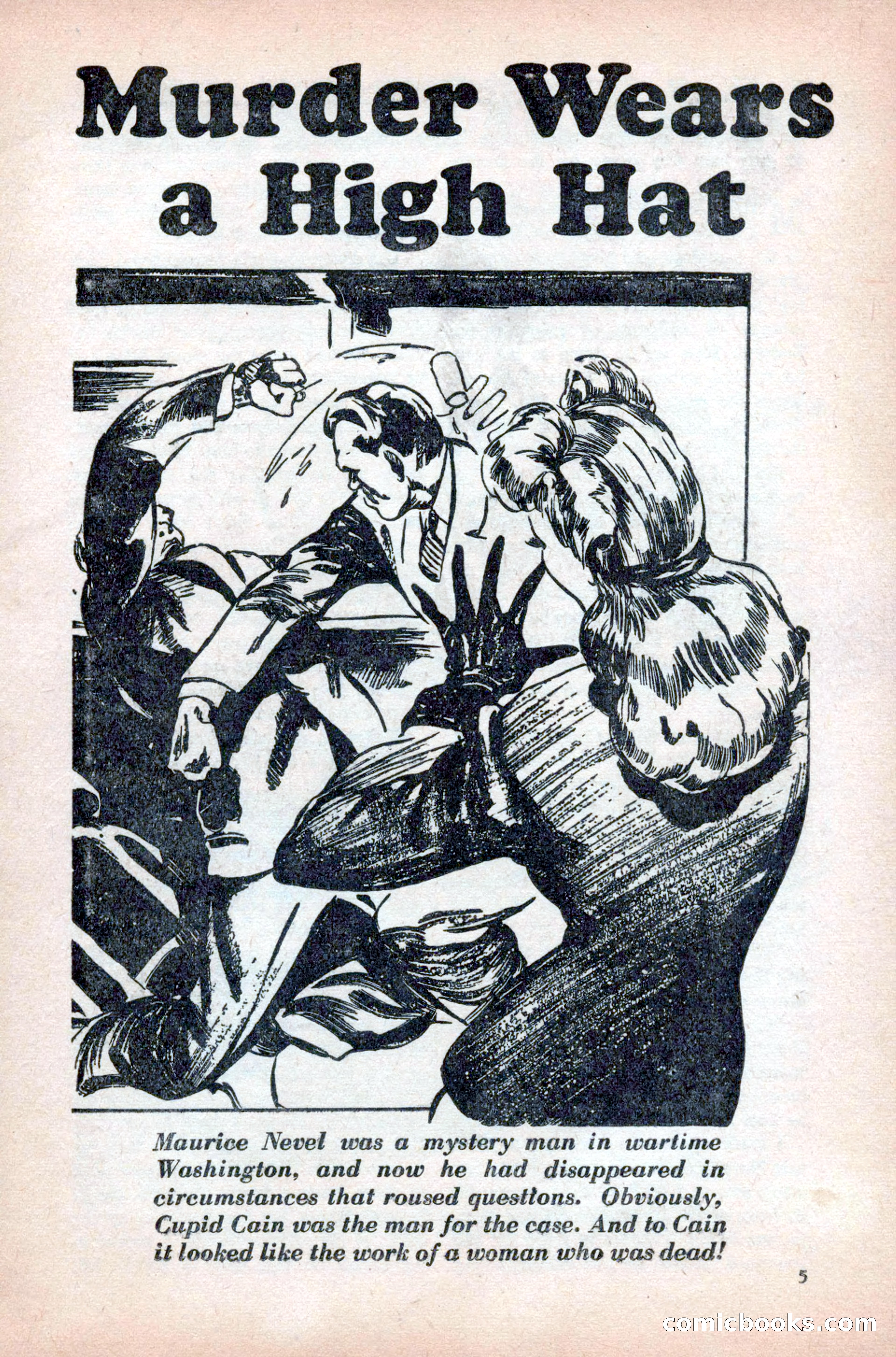 Private Detective Stories, May 1944 — page 7 of 116