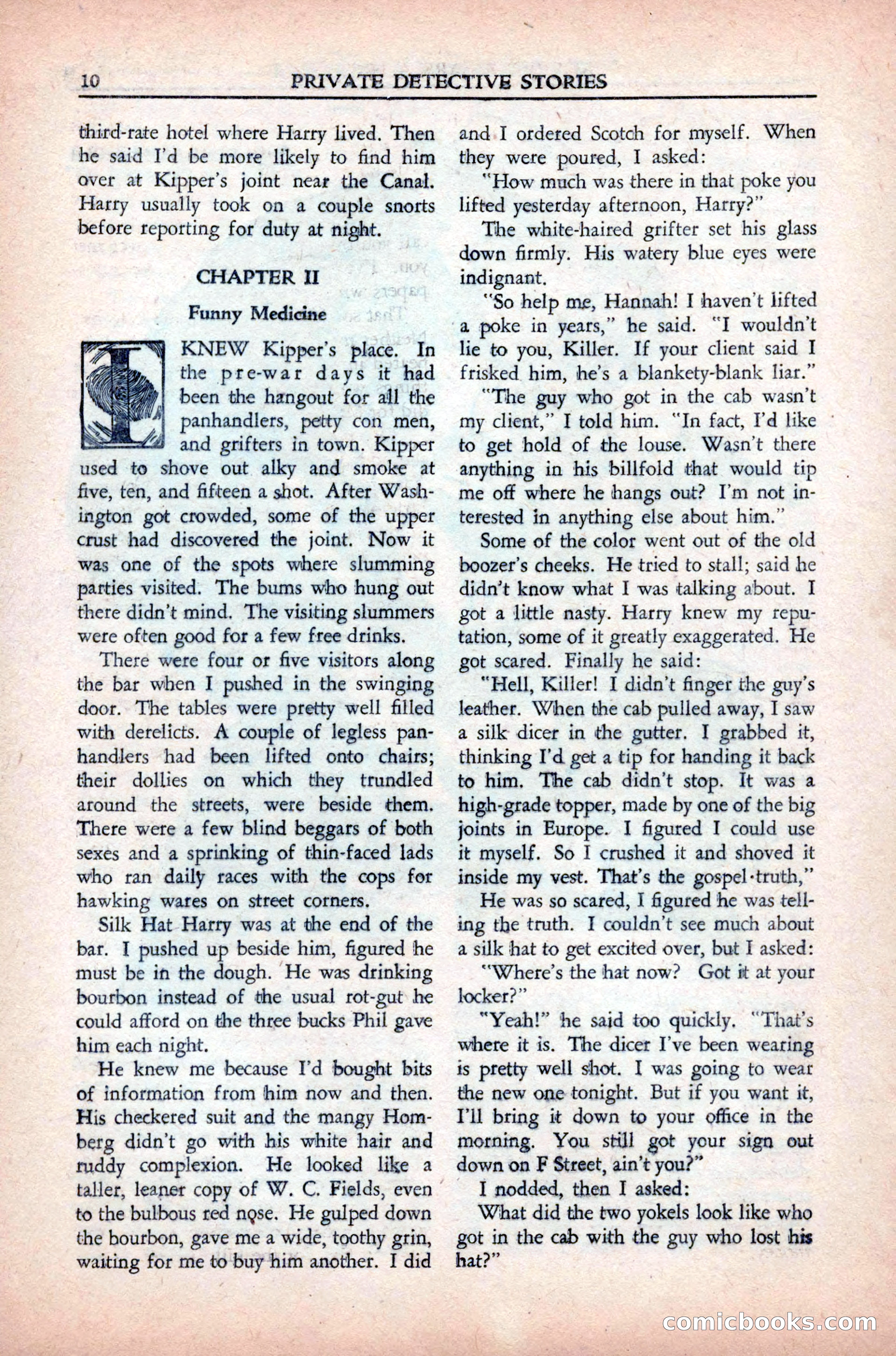 Private Detective Stories, May 1944 — page 12 of 116