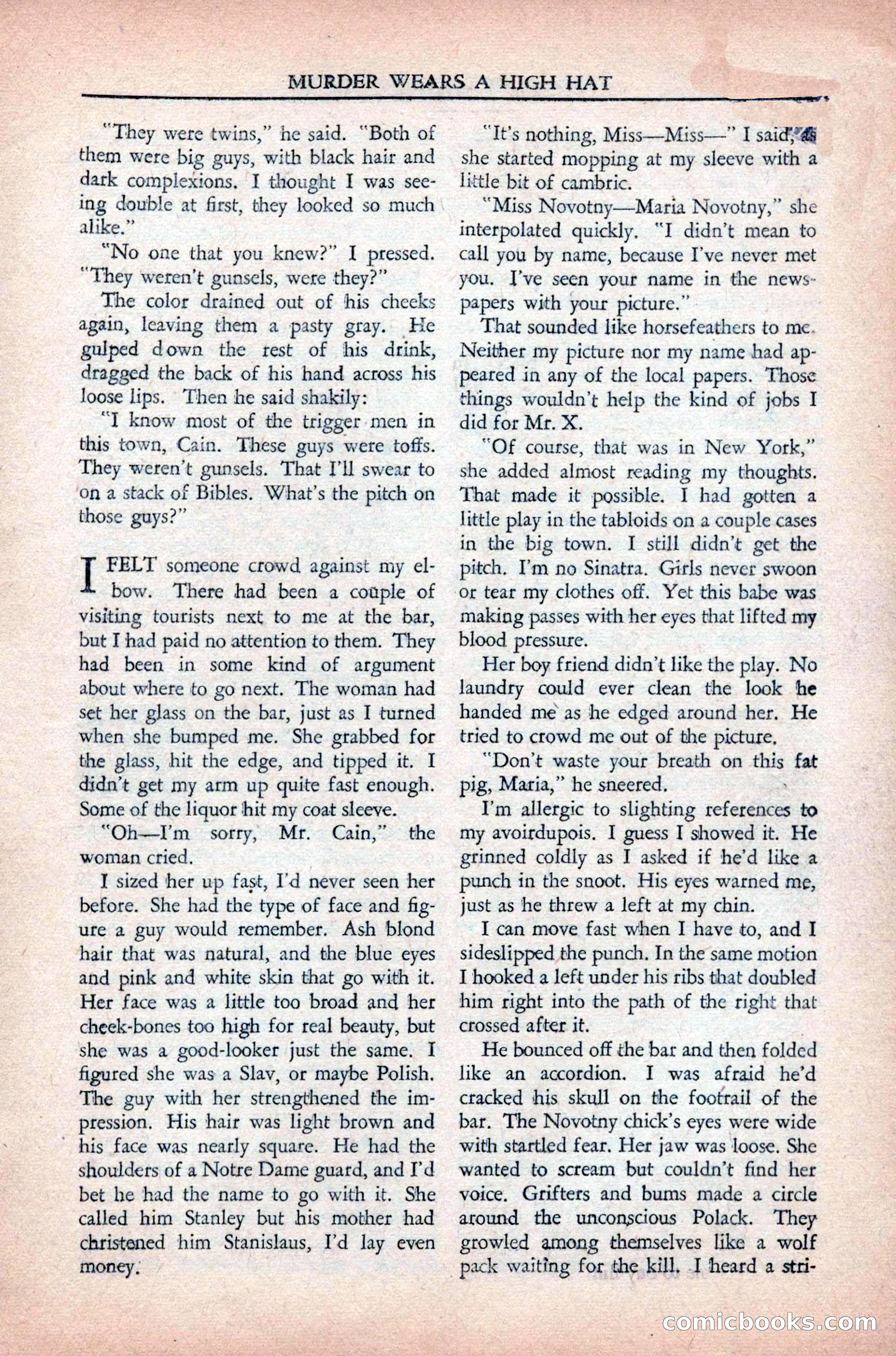 Private Detective Stories, May 1944 — page 13 of 116