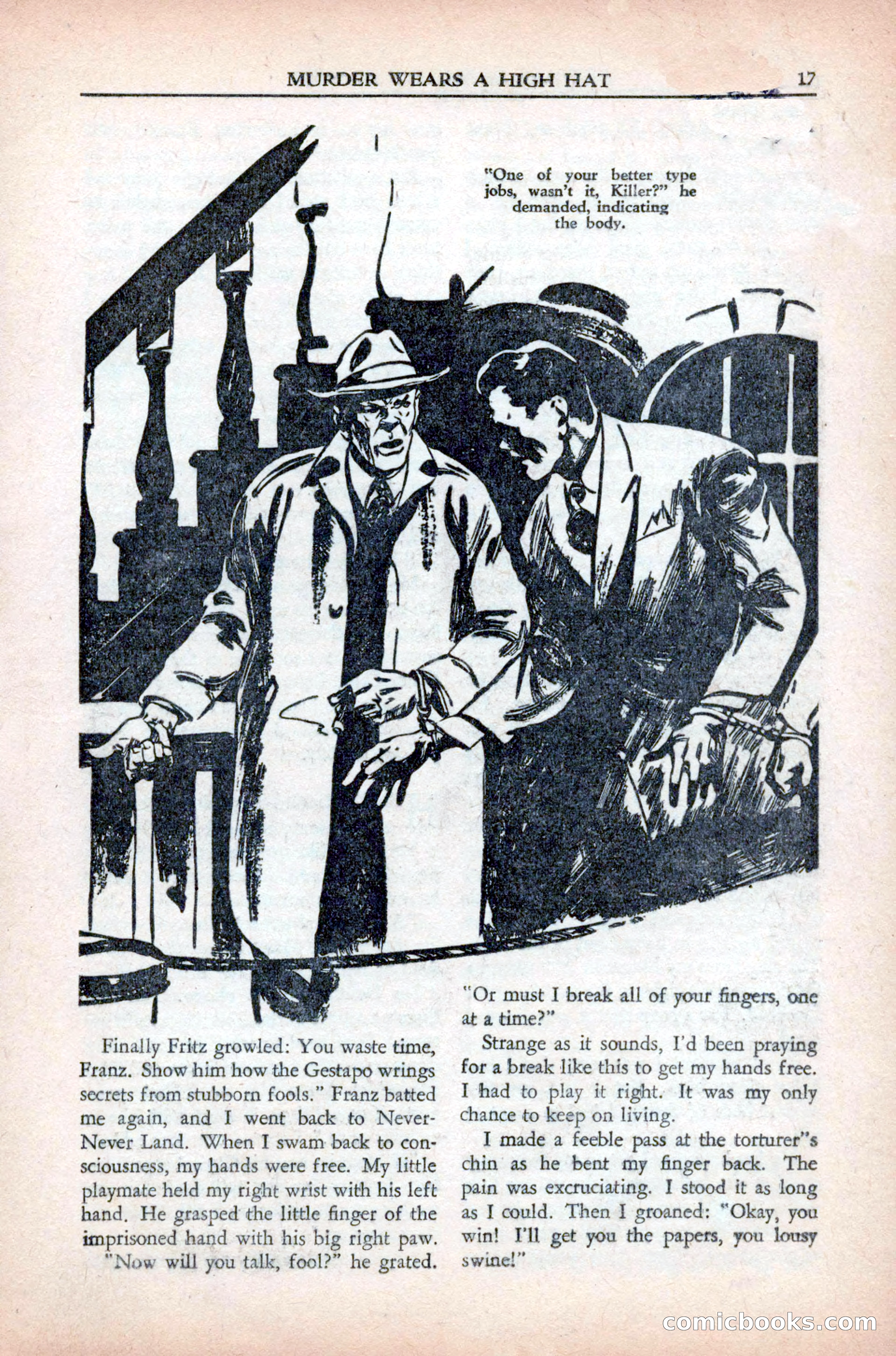 Private Detective Stories, May 1944 — page 19 of 116