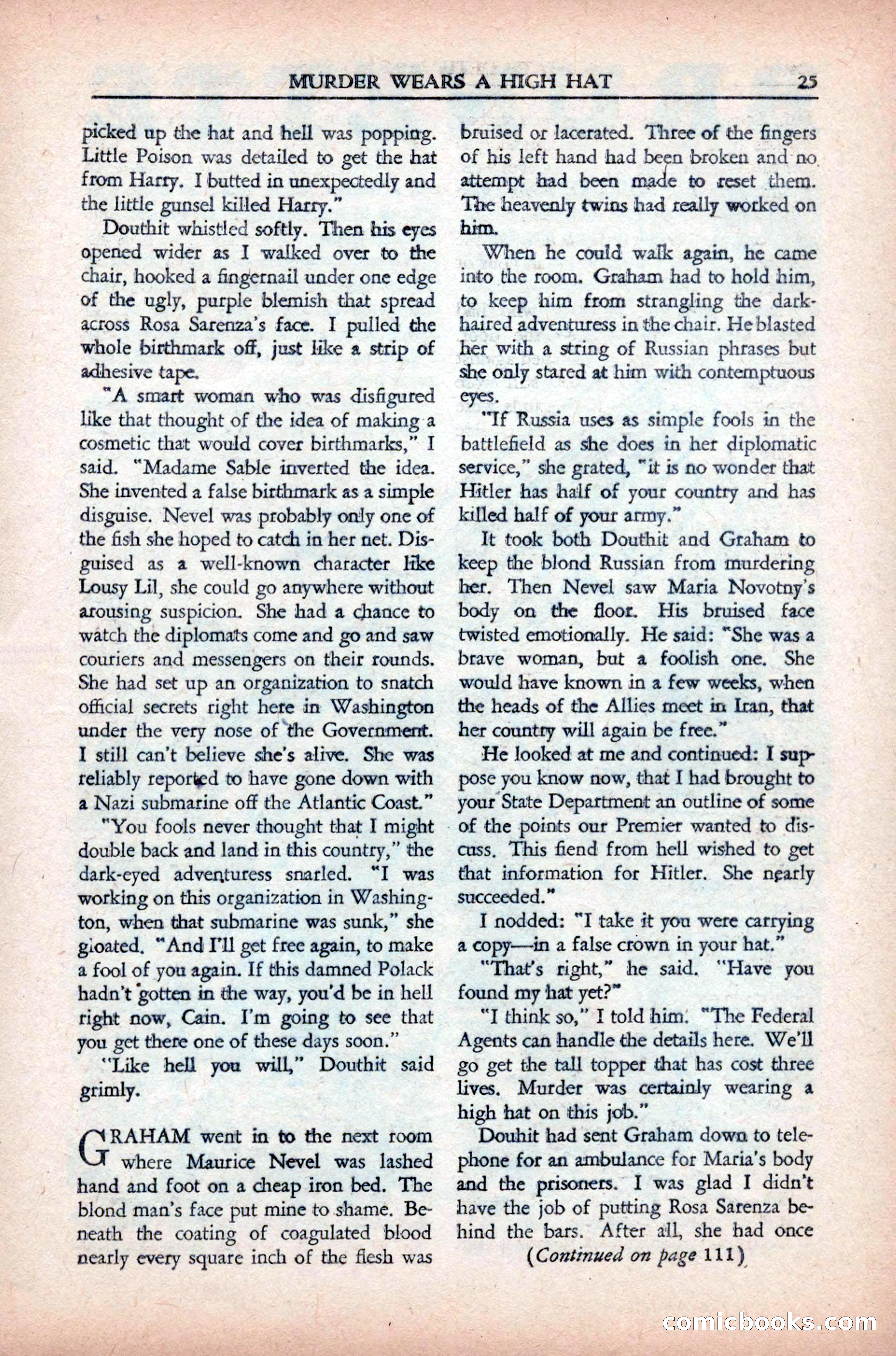 Private Detective Stories, May 1944 — page 27 of 116