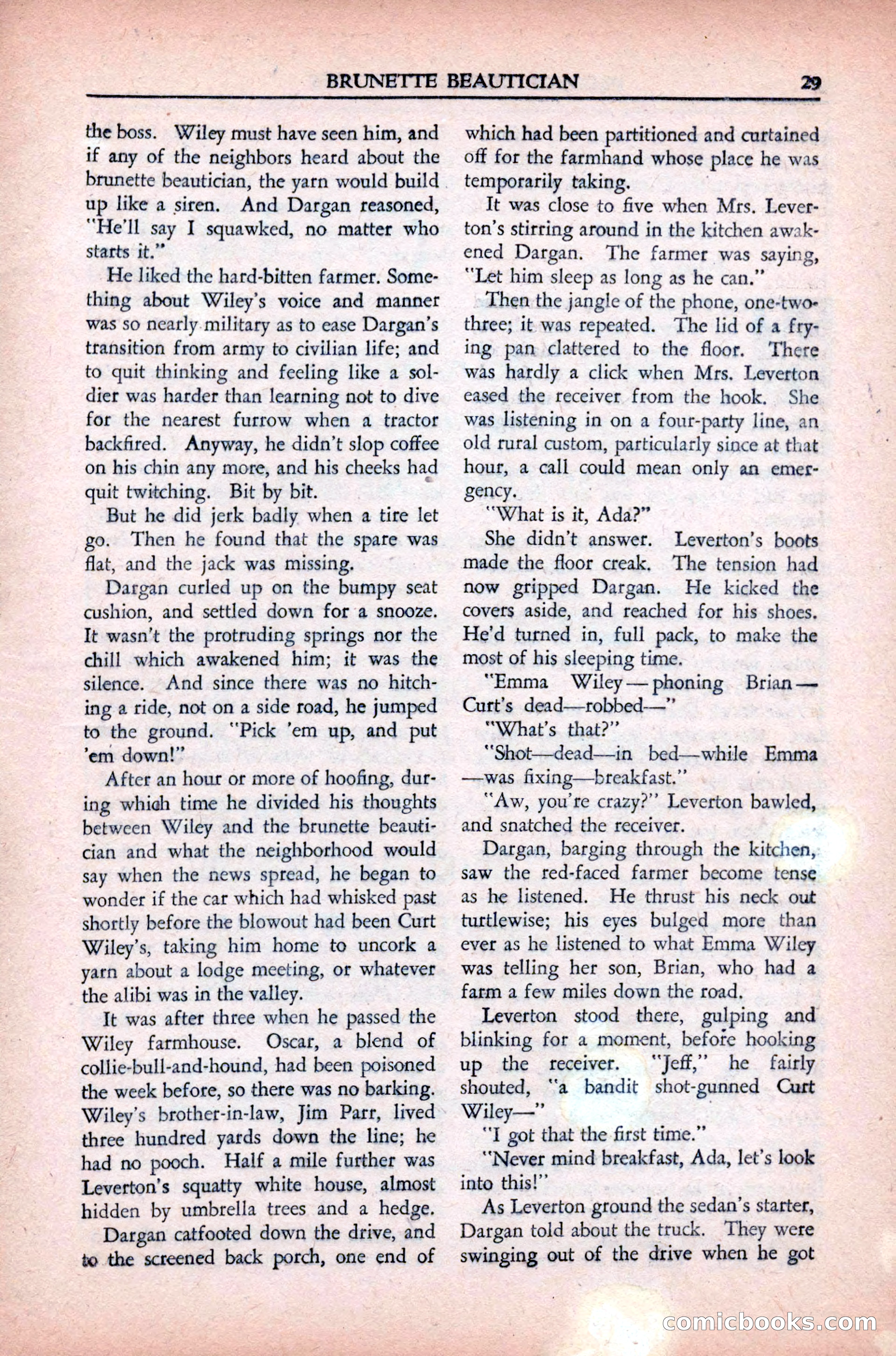Private Detective Stories, May 1944 — page 31 of 116