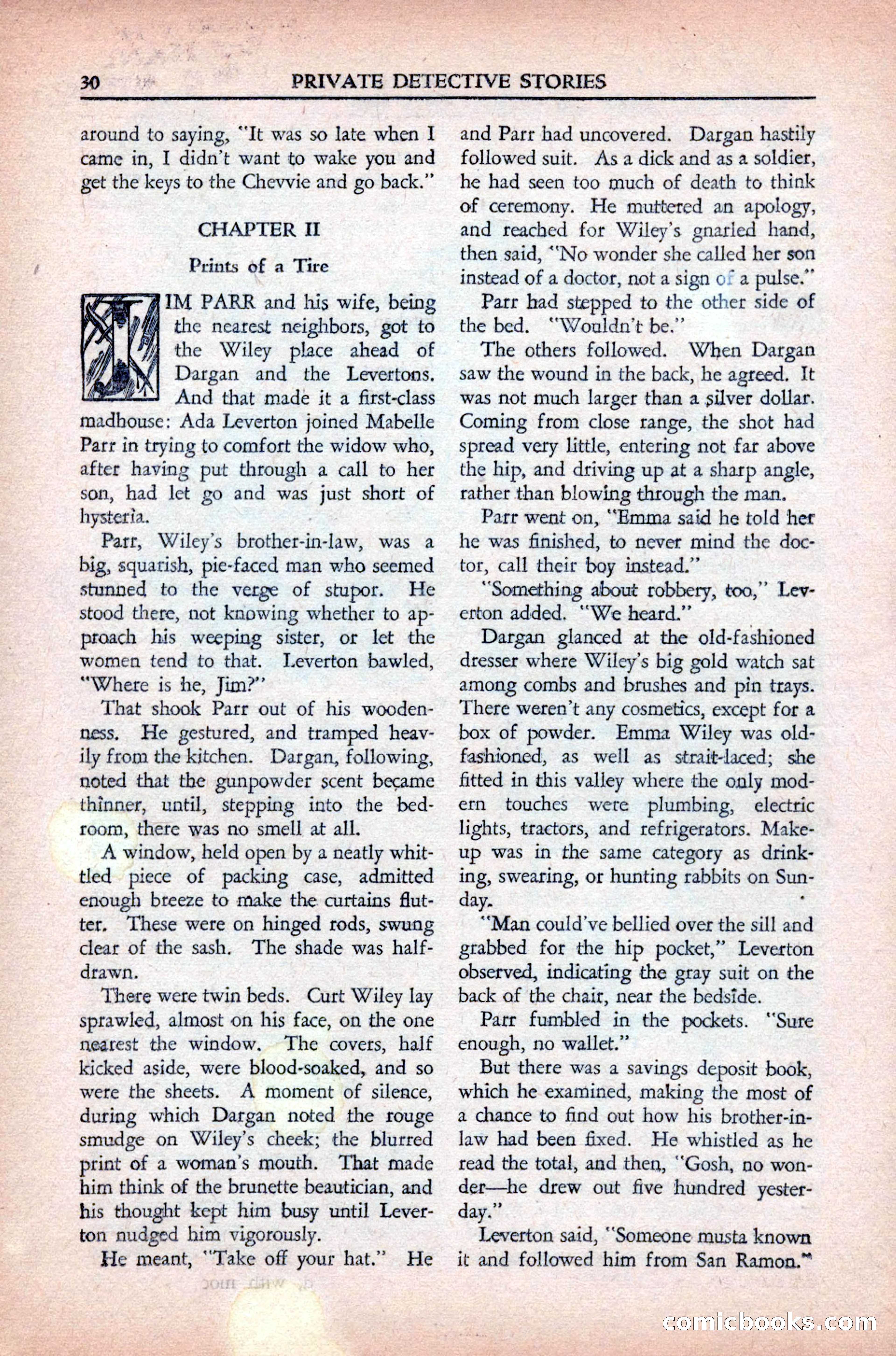 Private Detective Stories, May 1944 — page 32 of 116