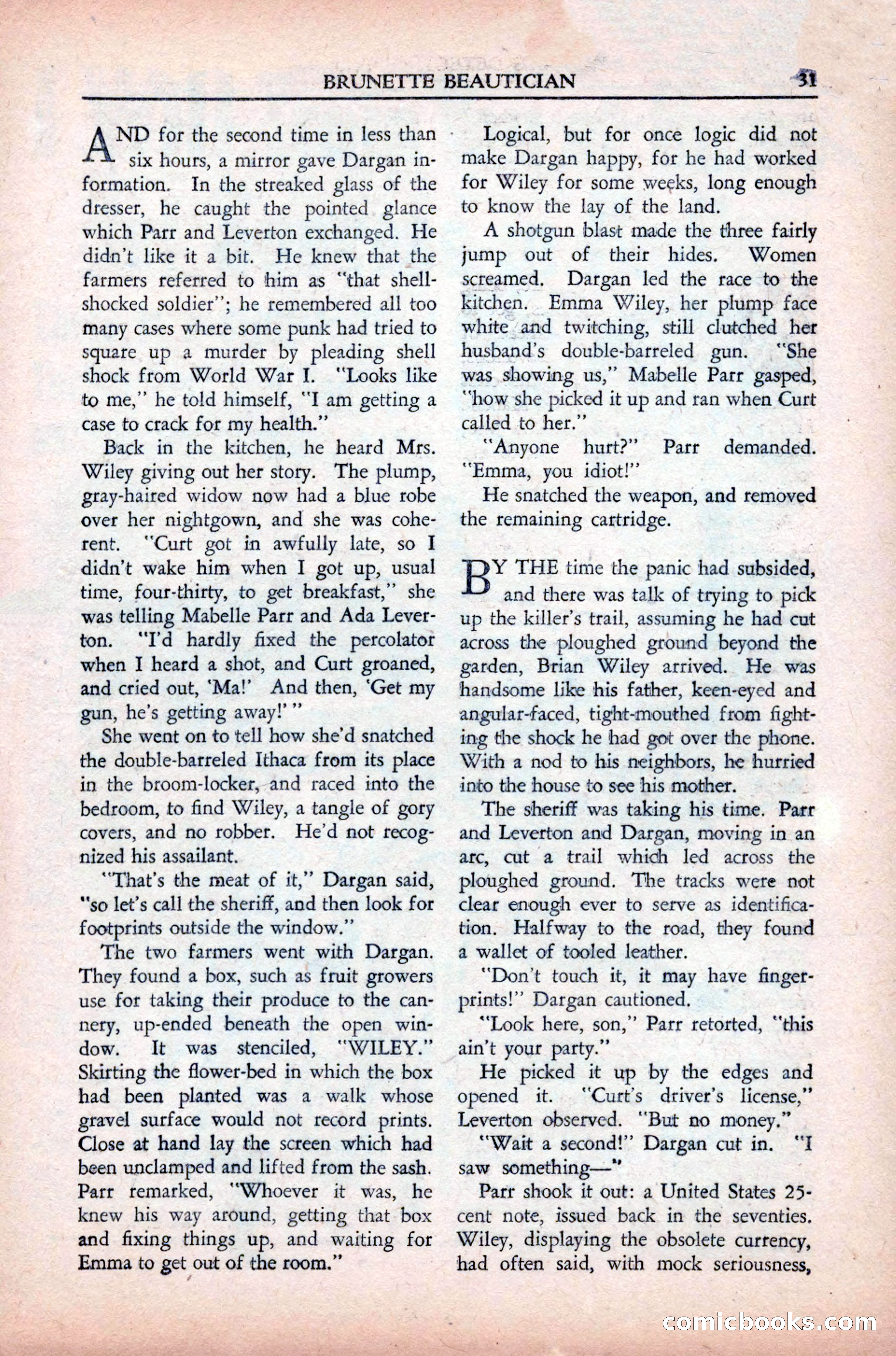 Private Detective Stories, May 1944 — page 33 of 116