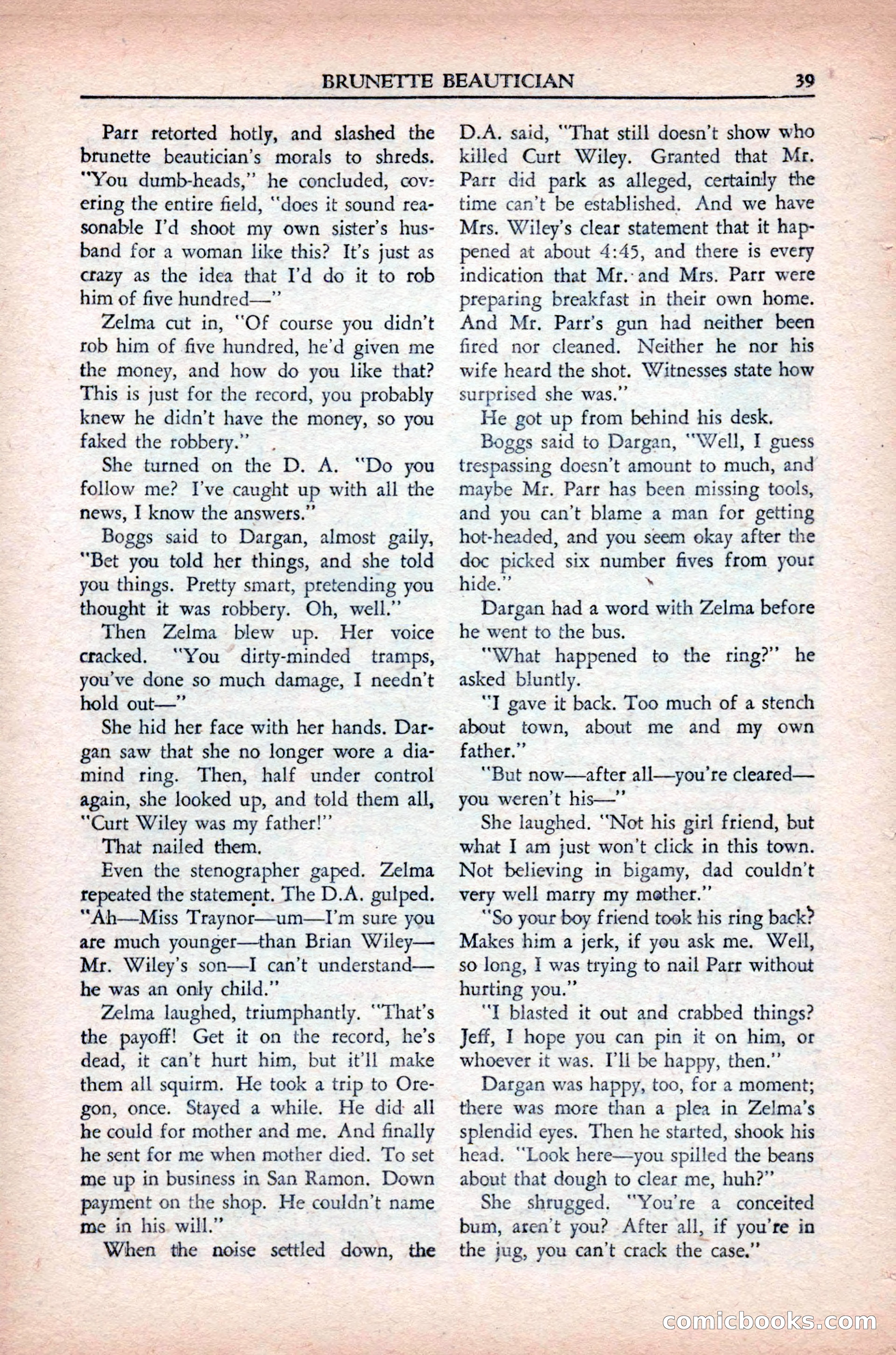 Private Detective Stories, May 1944 — page 41 of 116