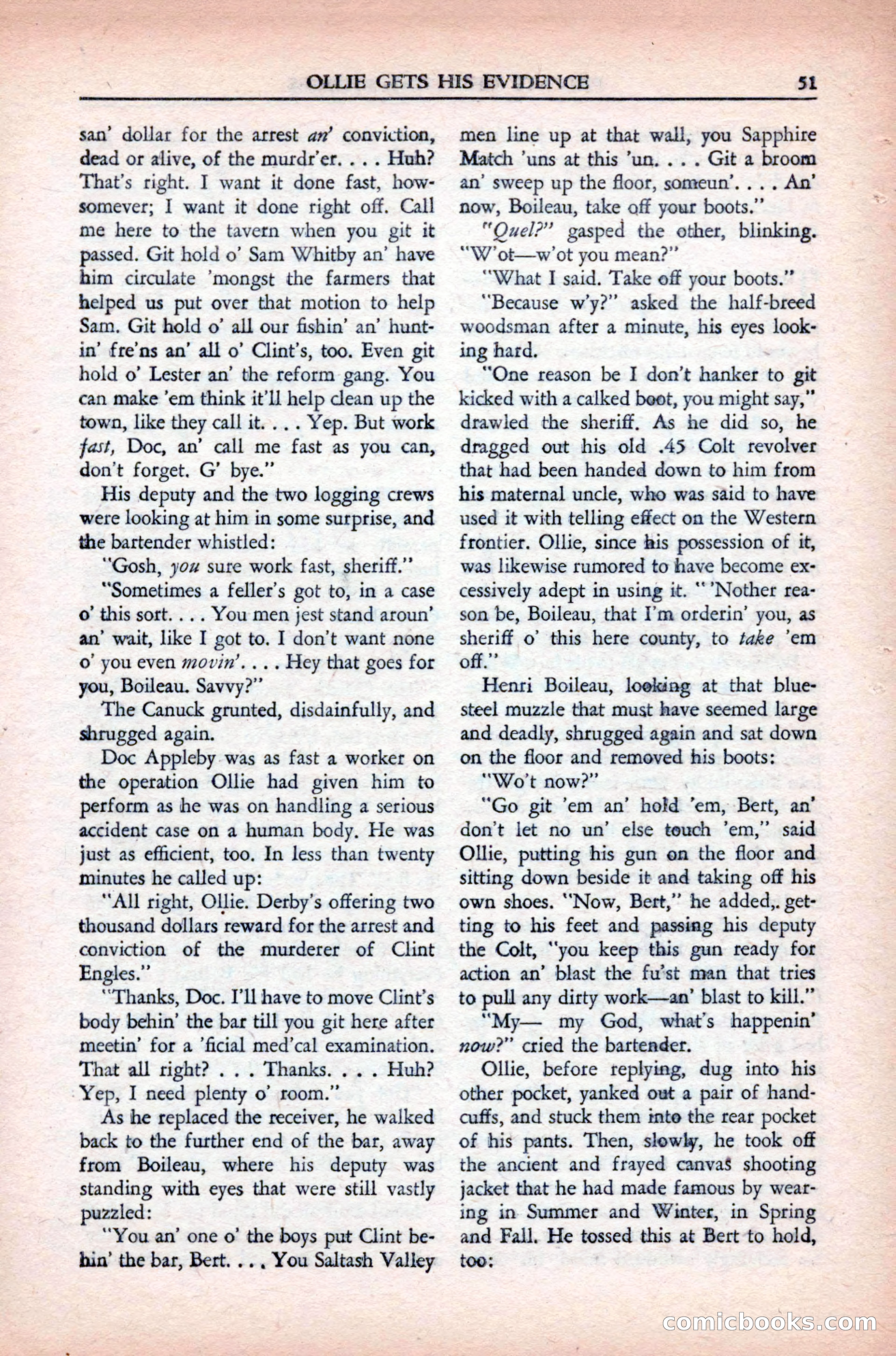 Private Detective Stories, May 1944 — page 53 of 116