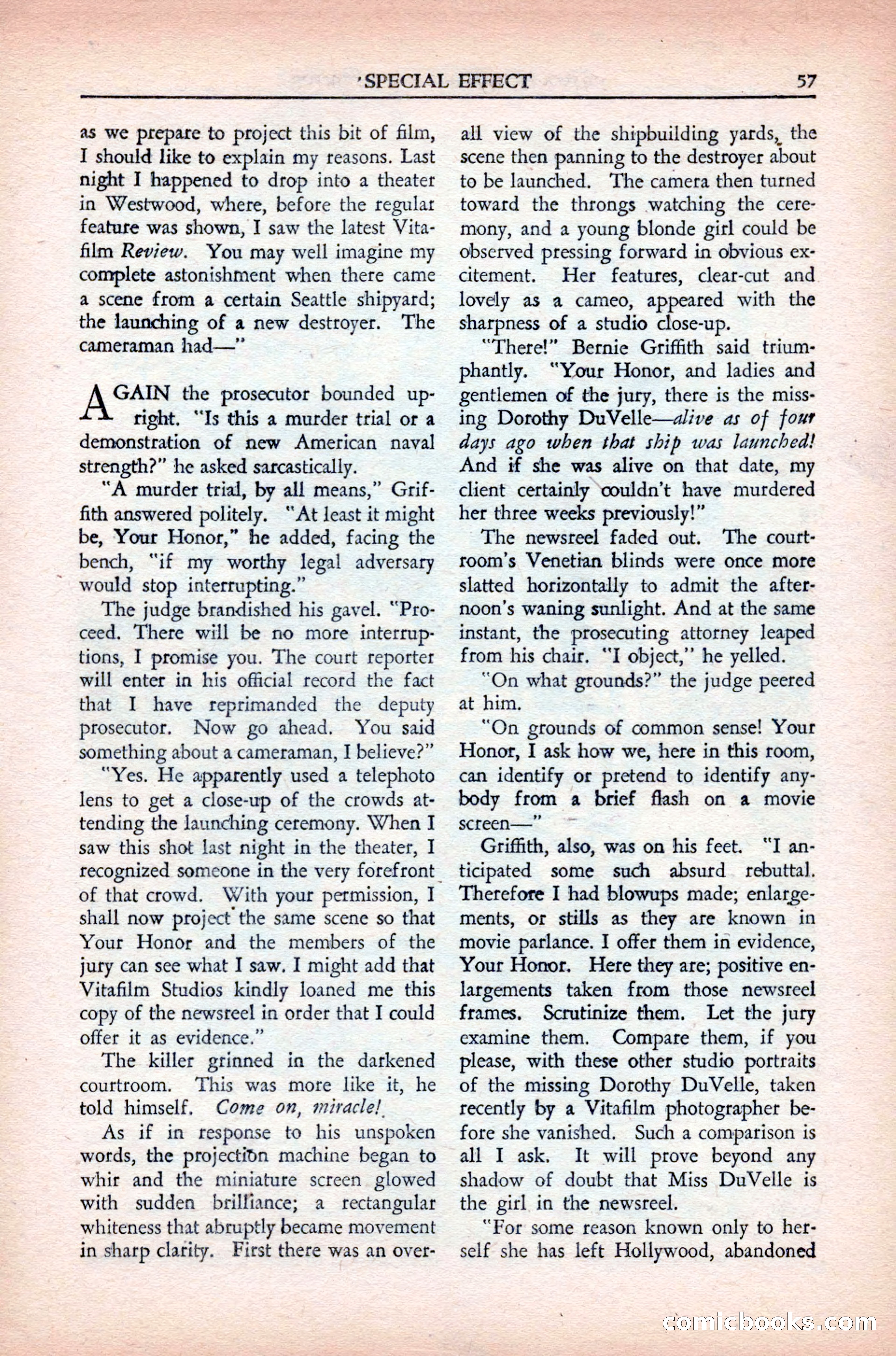 Private Detective Stories, May 1944 — page 59 of 116