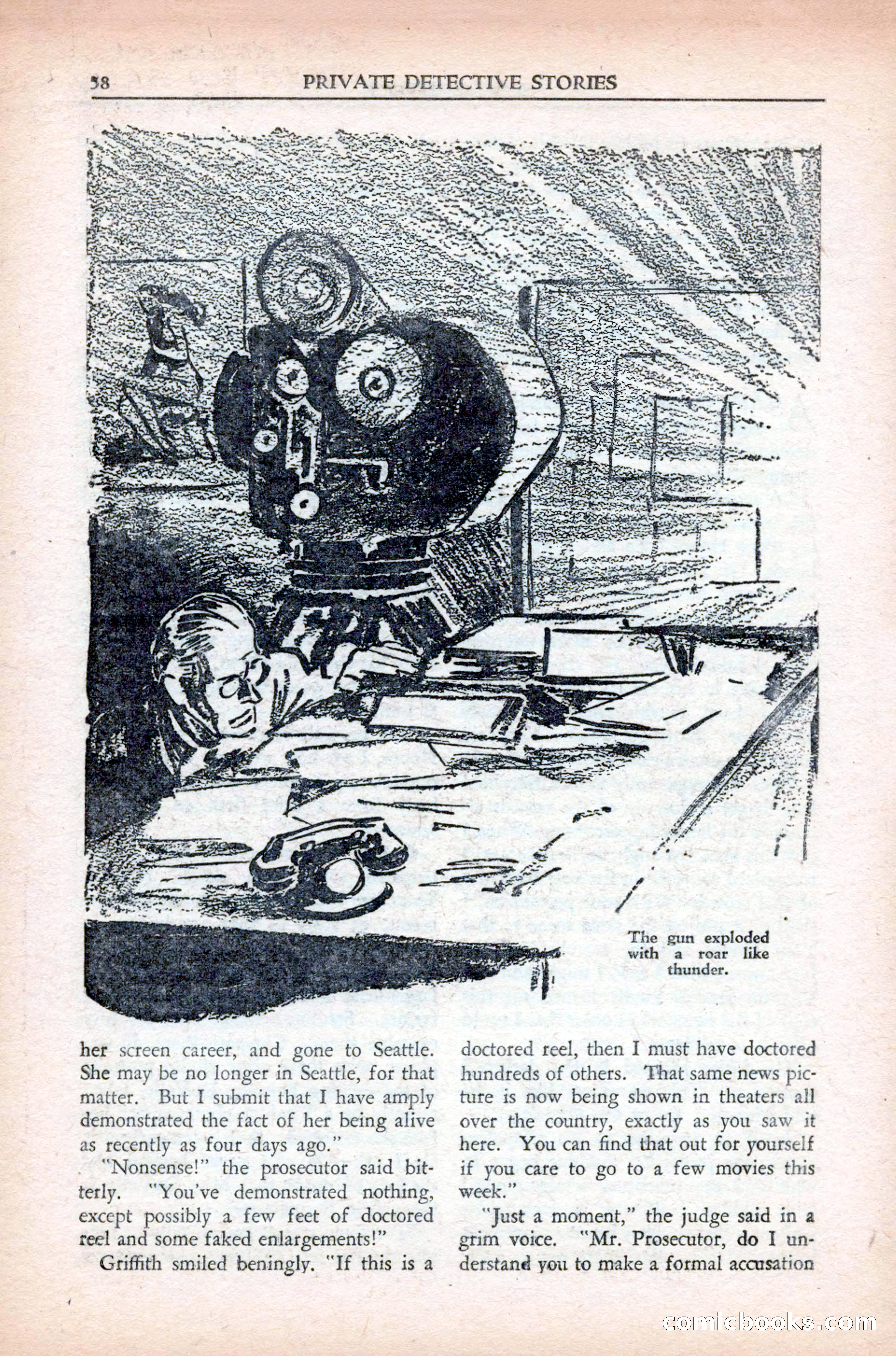 Private Detective Stories, May 1944 — page 60 of 116