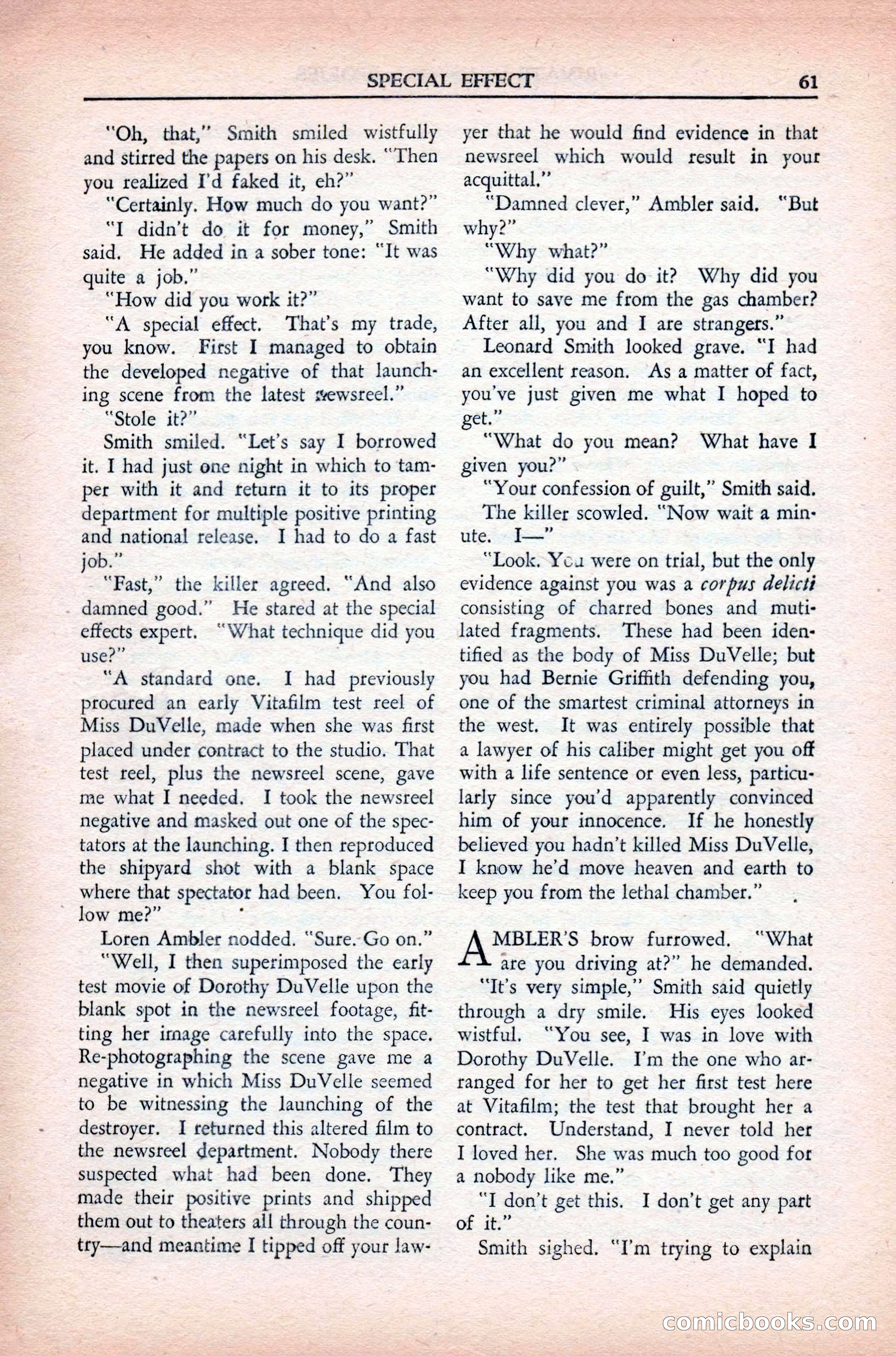 Private Detective Stories, May 1944 — page 63 of 116