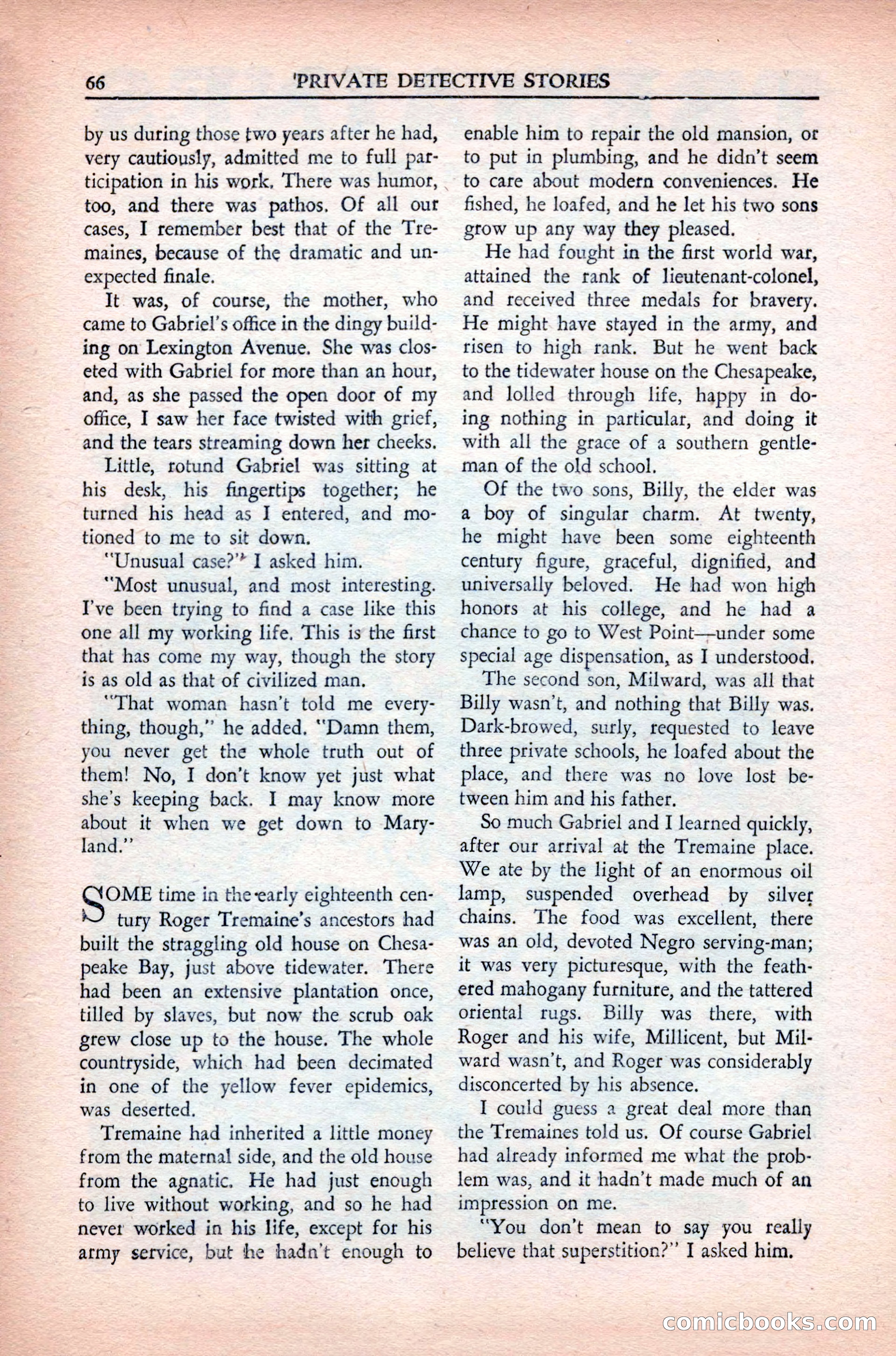 Private Detective Stories, May 1944 — page 68 of 116