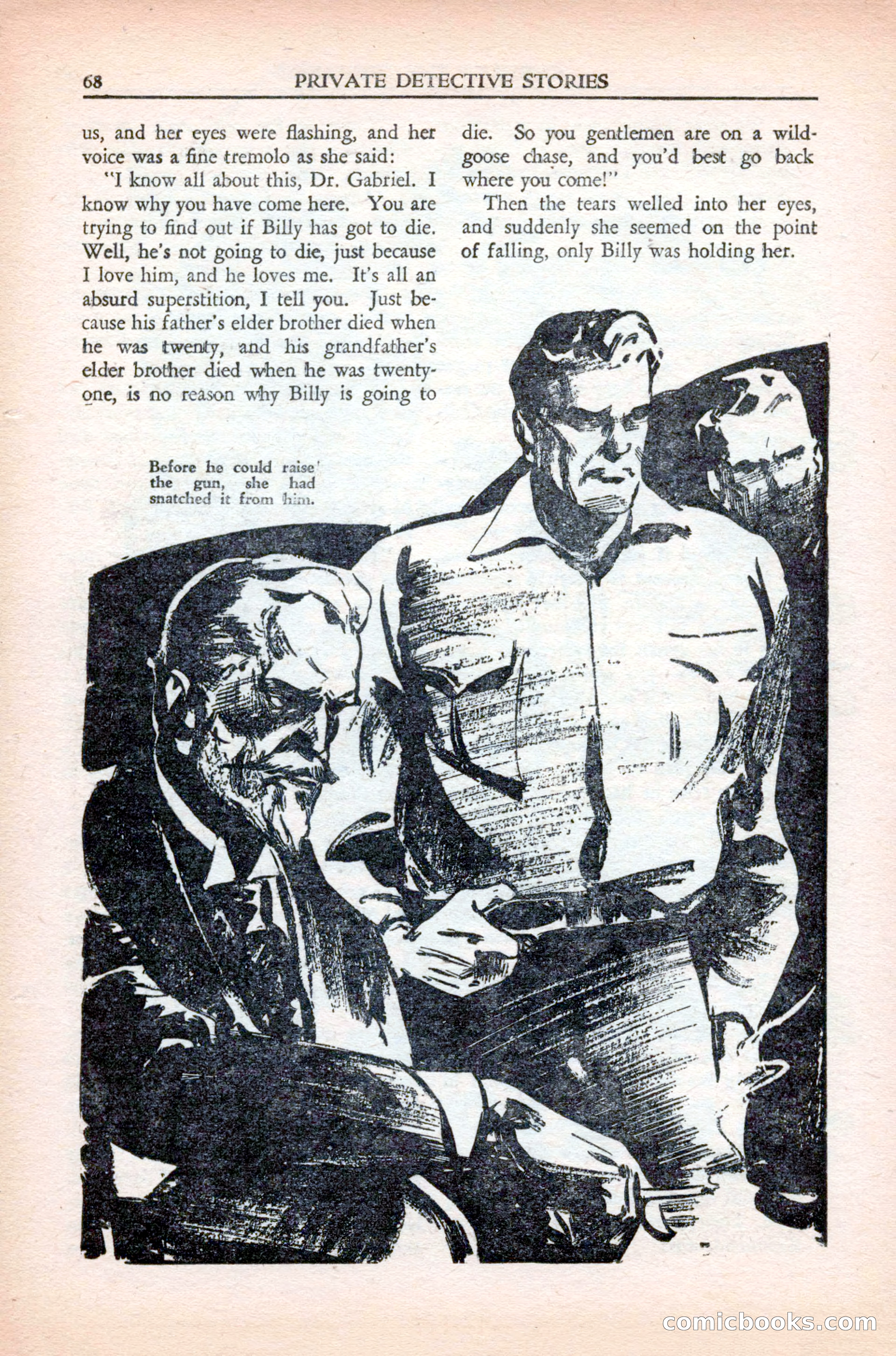 Private Detective Stories, May 1944 — page 70 of 116