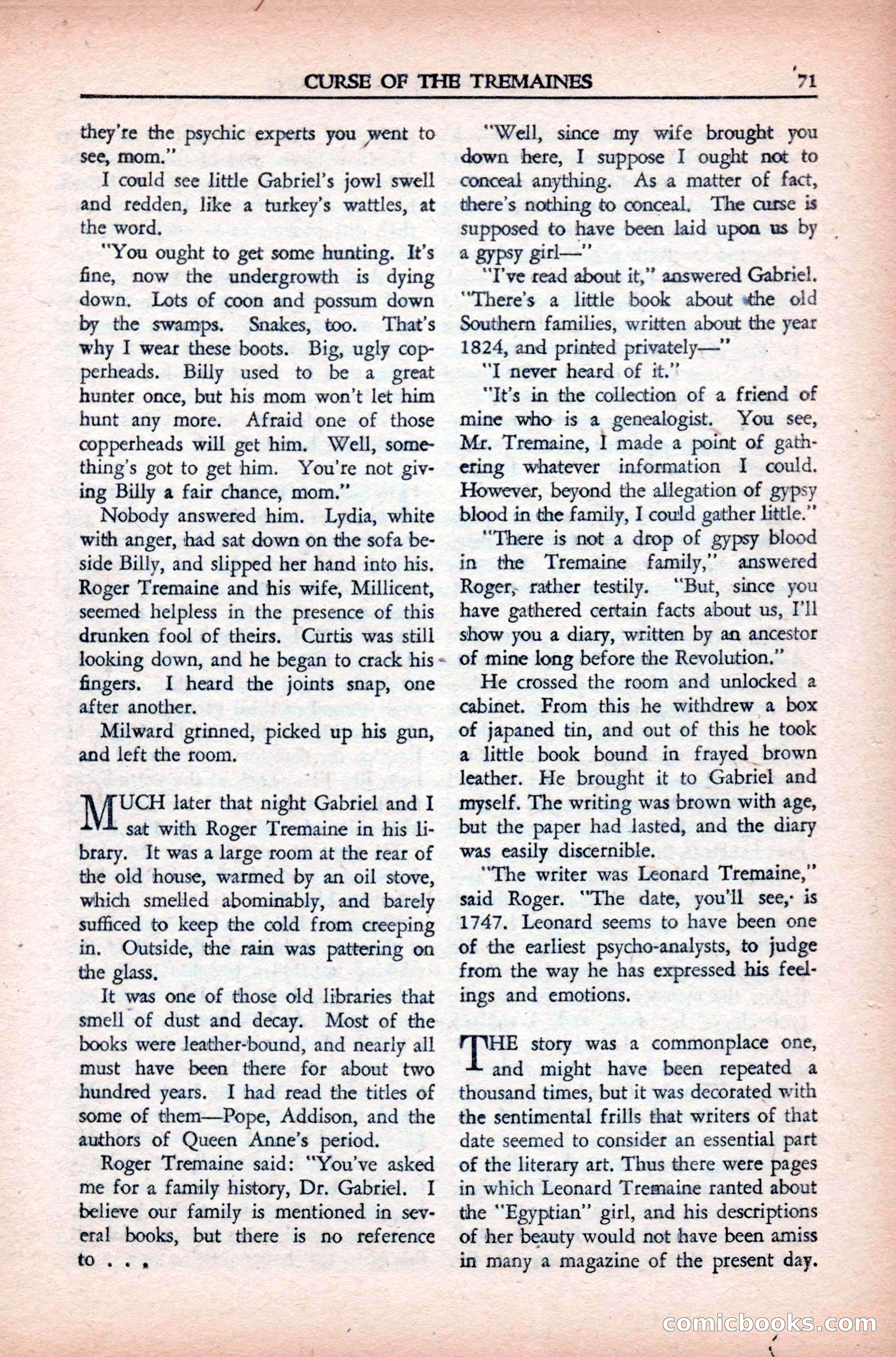 Private Detective Stories, May 1944 — page 73 of 116