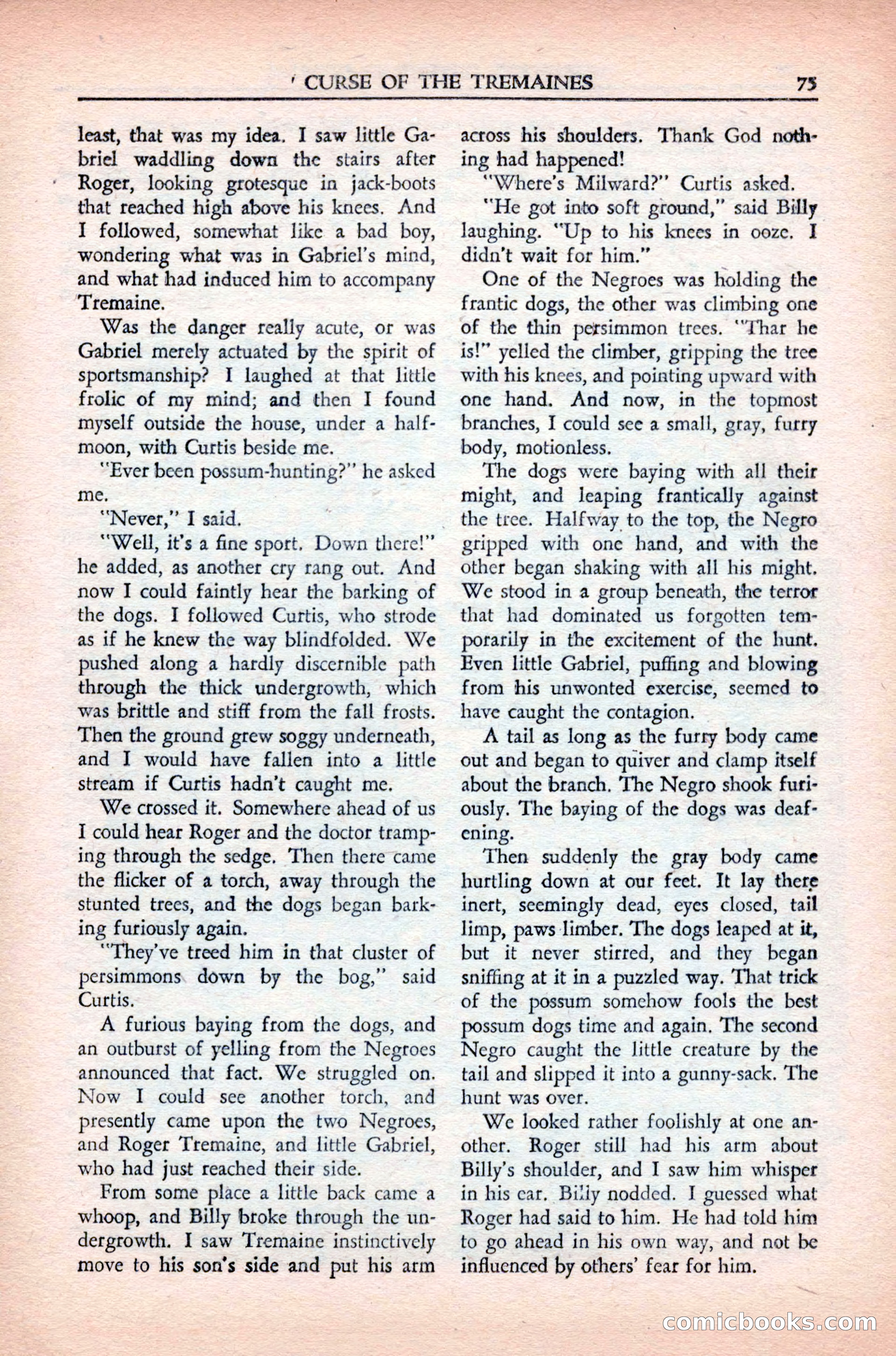 Private Detective Stories, May 1944 — page 77 of 116