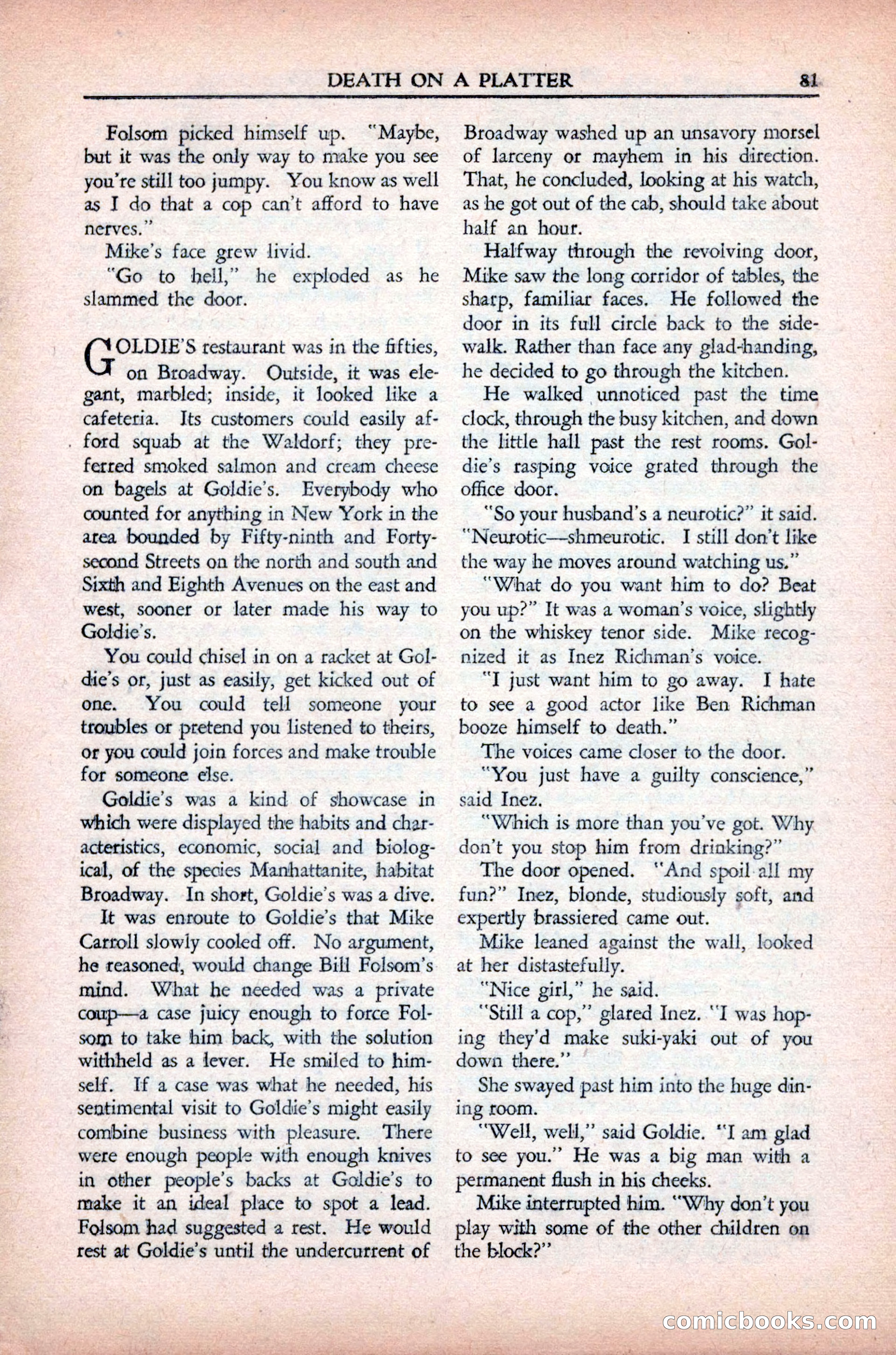 Private Detective Stories, May 1944 — page 83 of 116