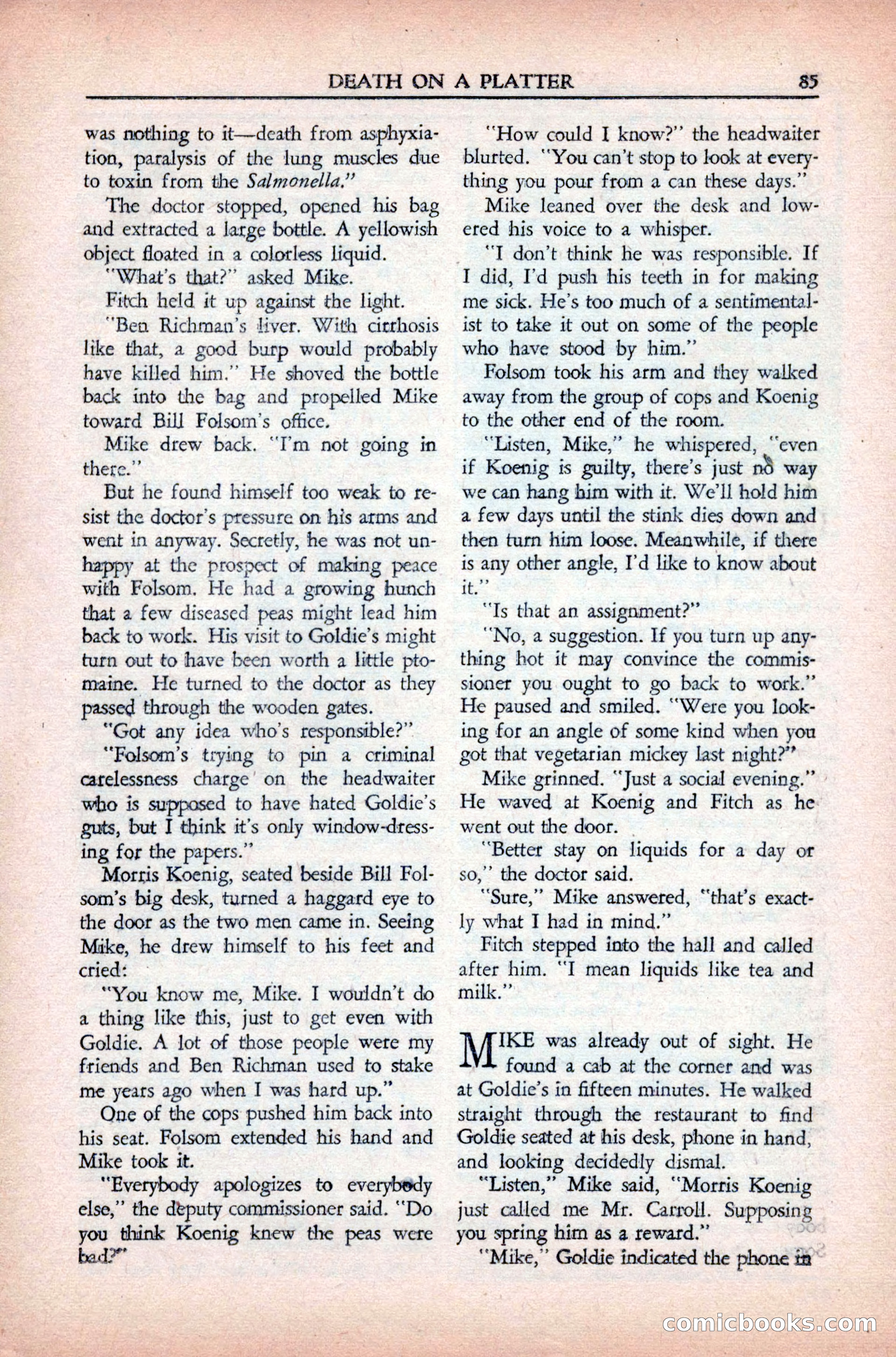 Private Detective Stories, May 1944 — page 87 of 116