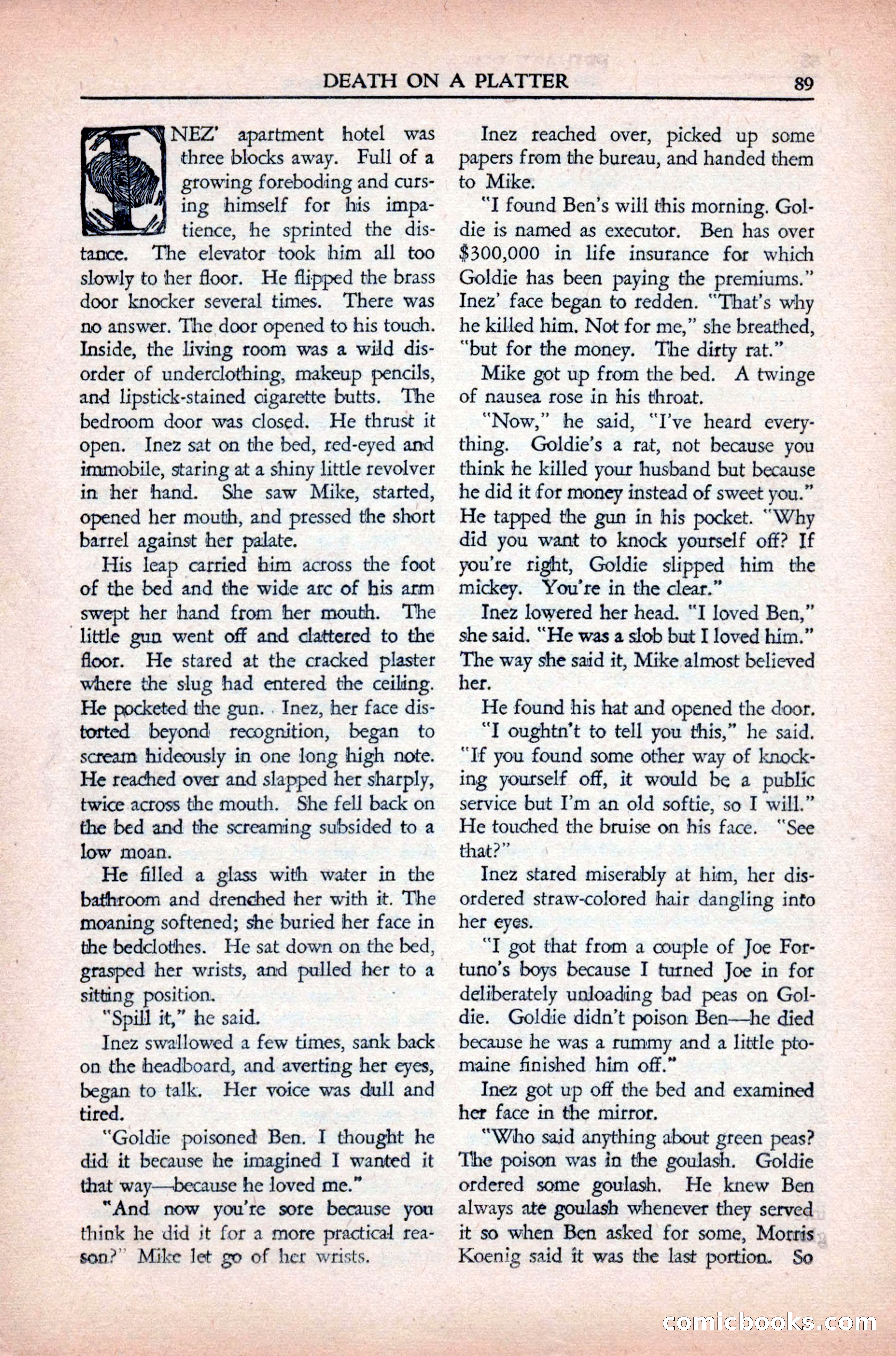 Private Detective Stories, May 1944 — page 91 of 116