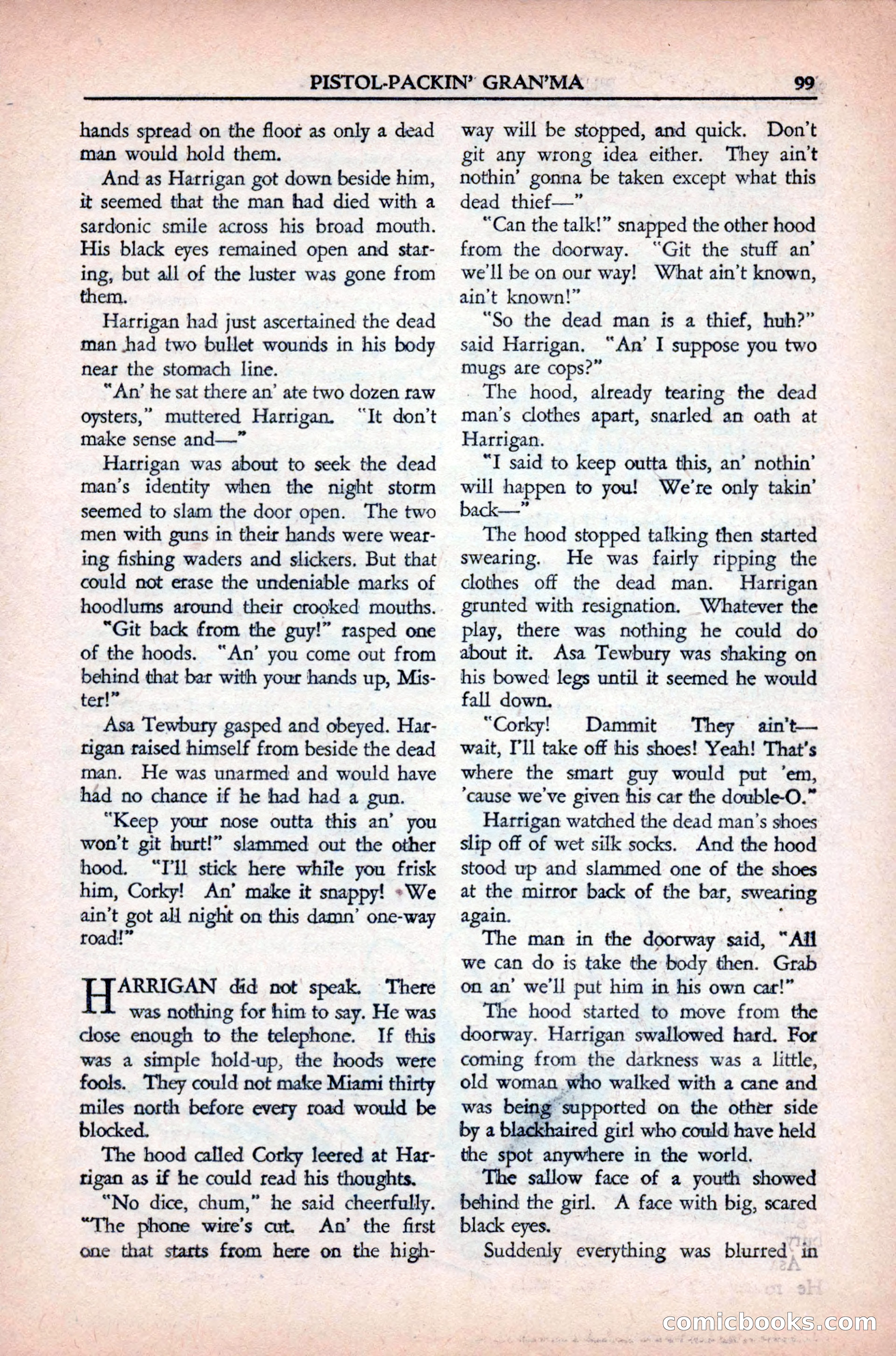 Private Detective Stories, May 1944 — page 101 of 116