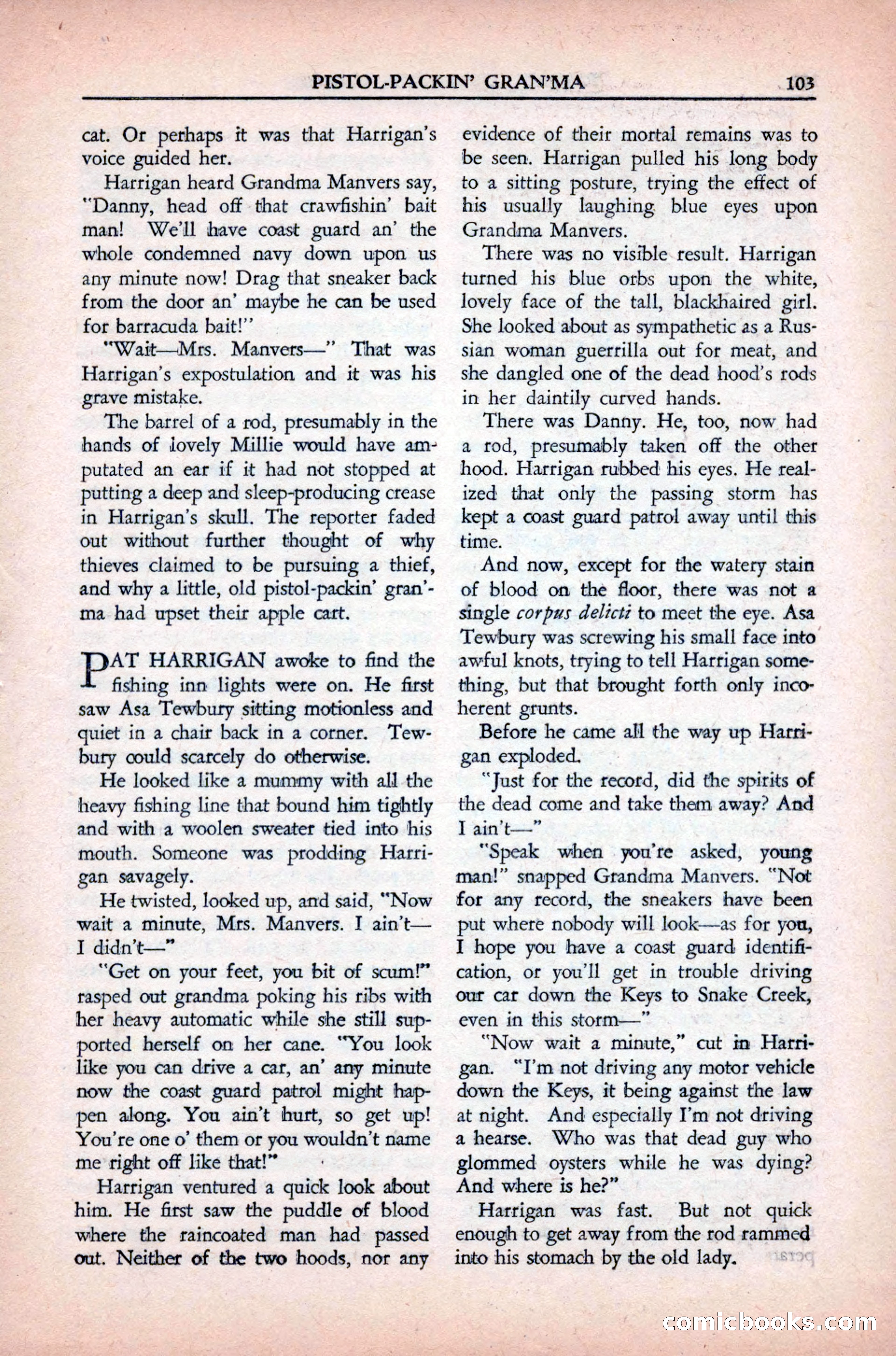 Private Detective Stories, May 1944 — page 105 of 116