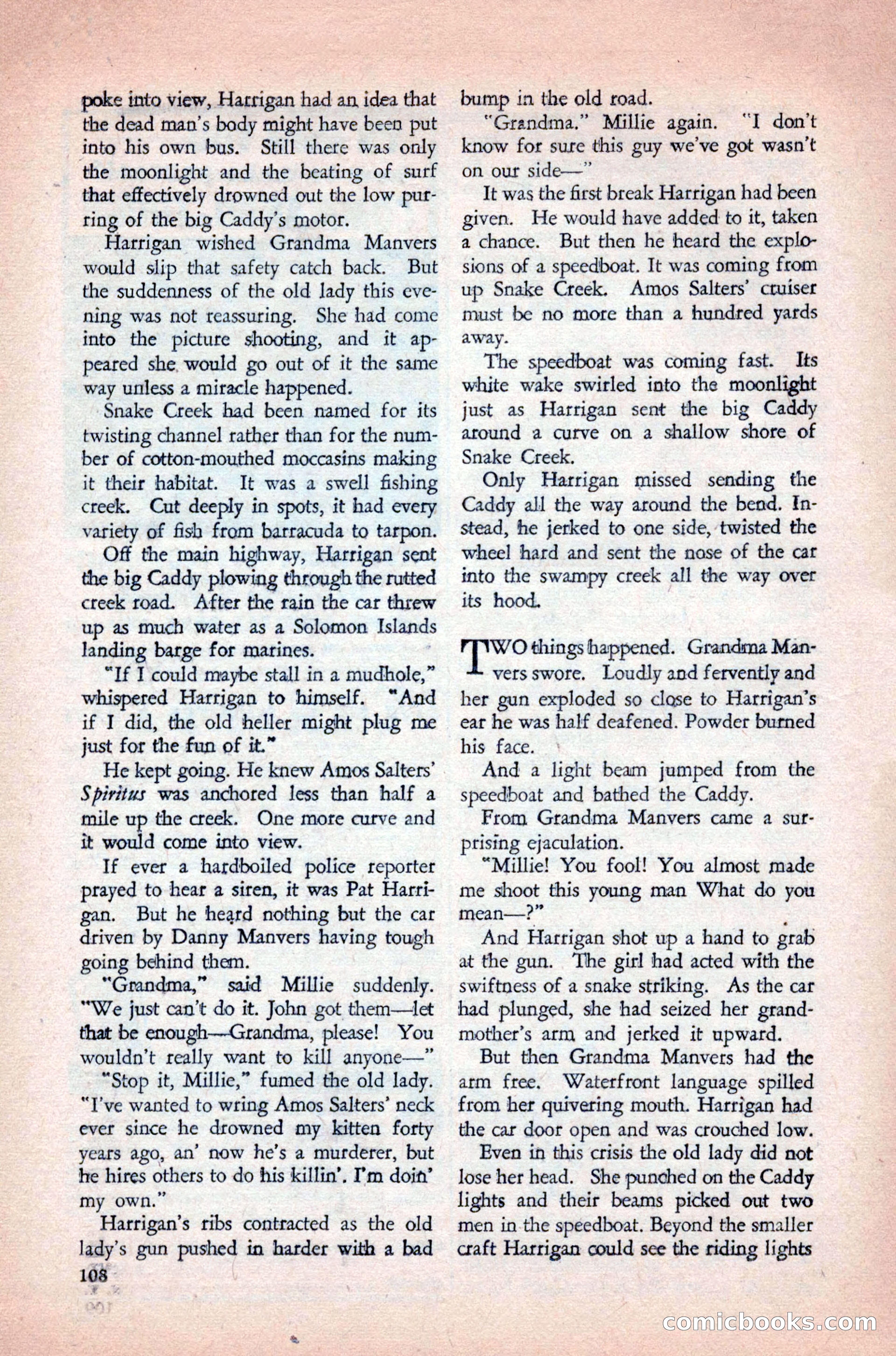 Private Detective Stories, May 1944 — page 110 of 116