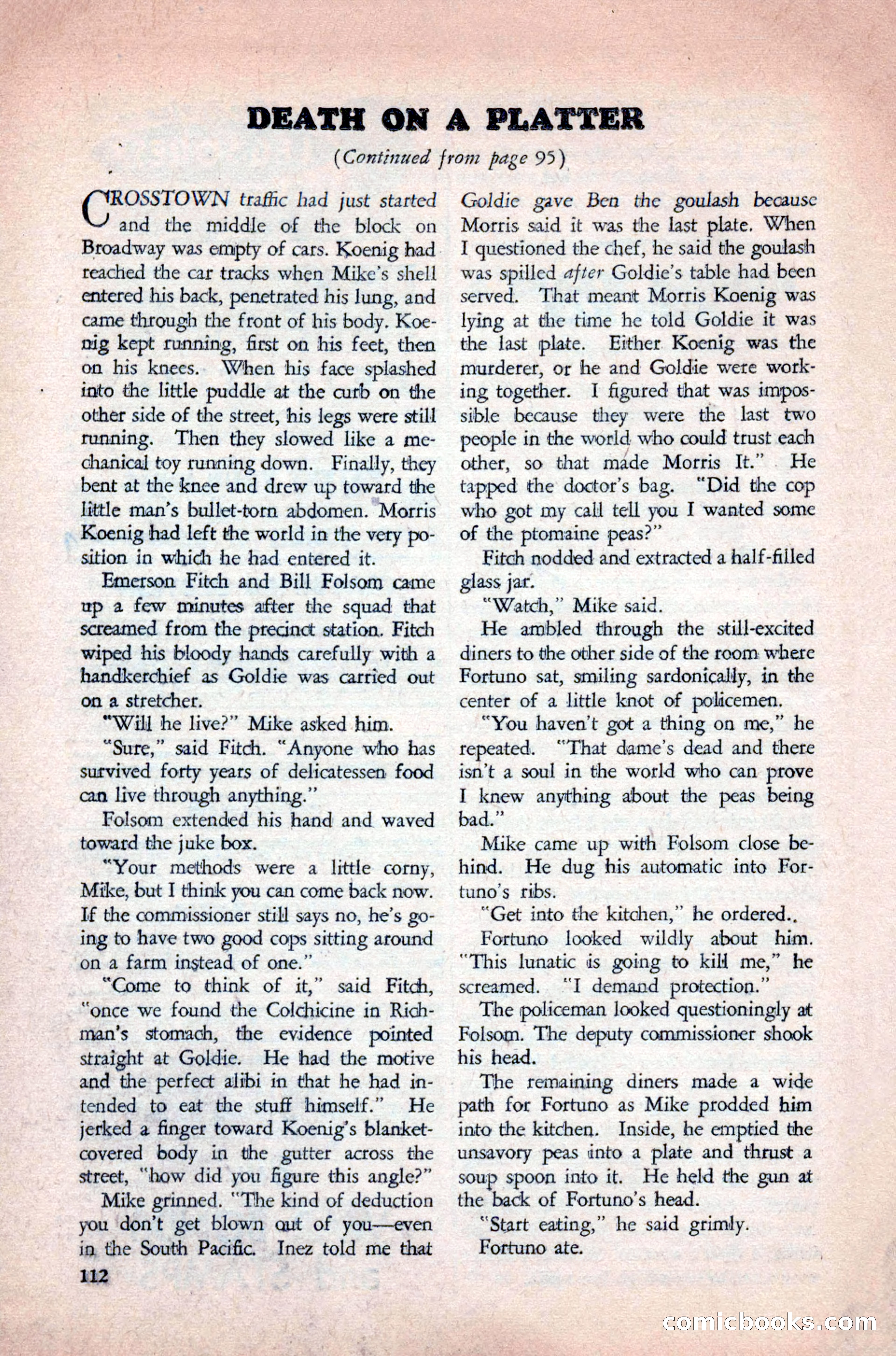 Private Detective Stories, May 1944 — page 114 of 116