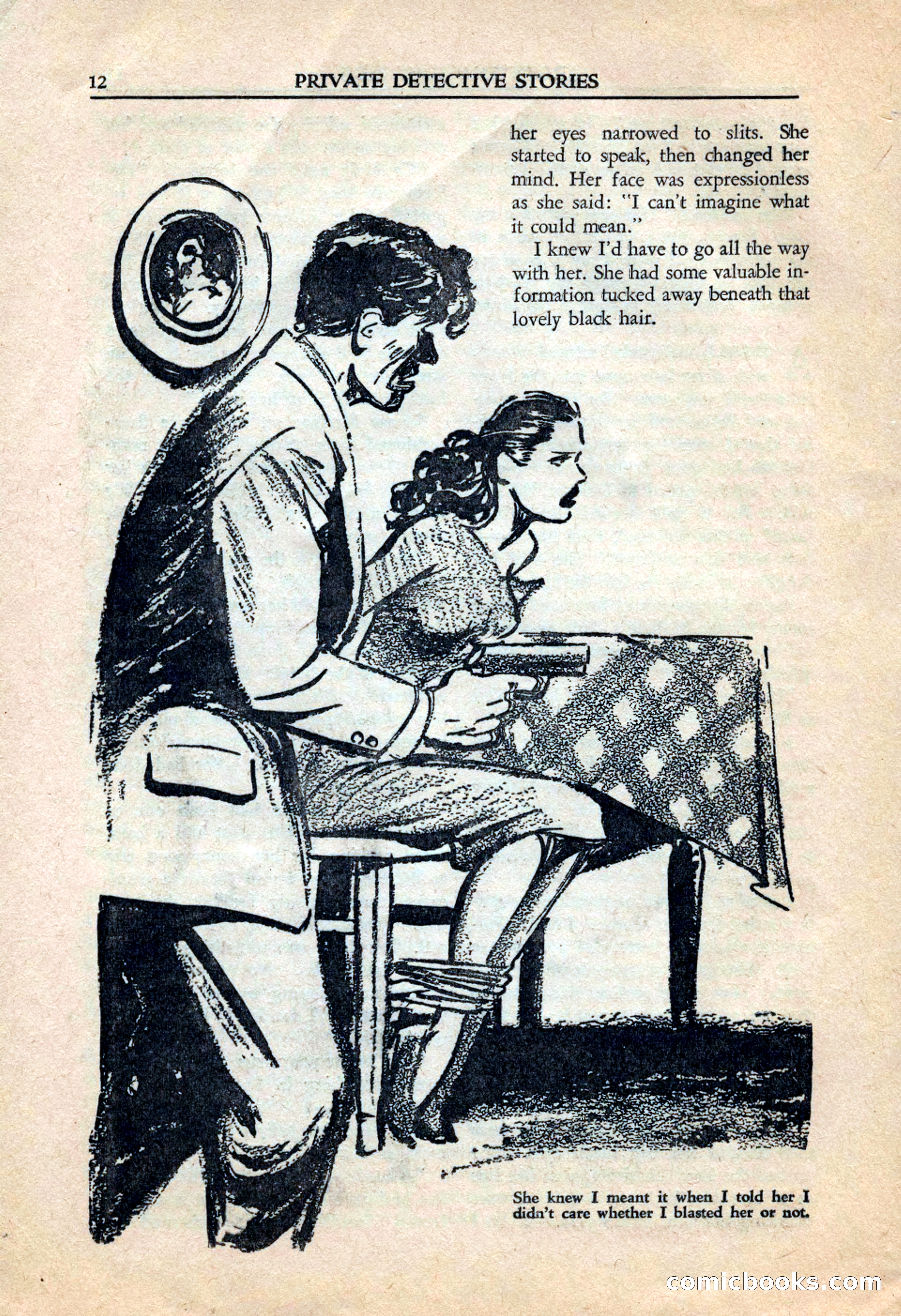 Private Detective Stories, July 1944 — page 14 of 116
