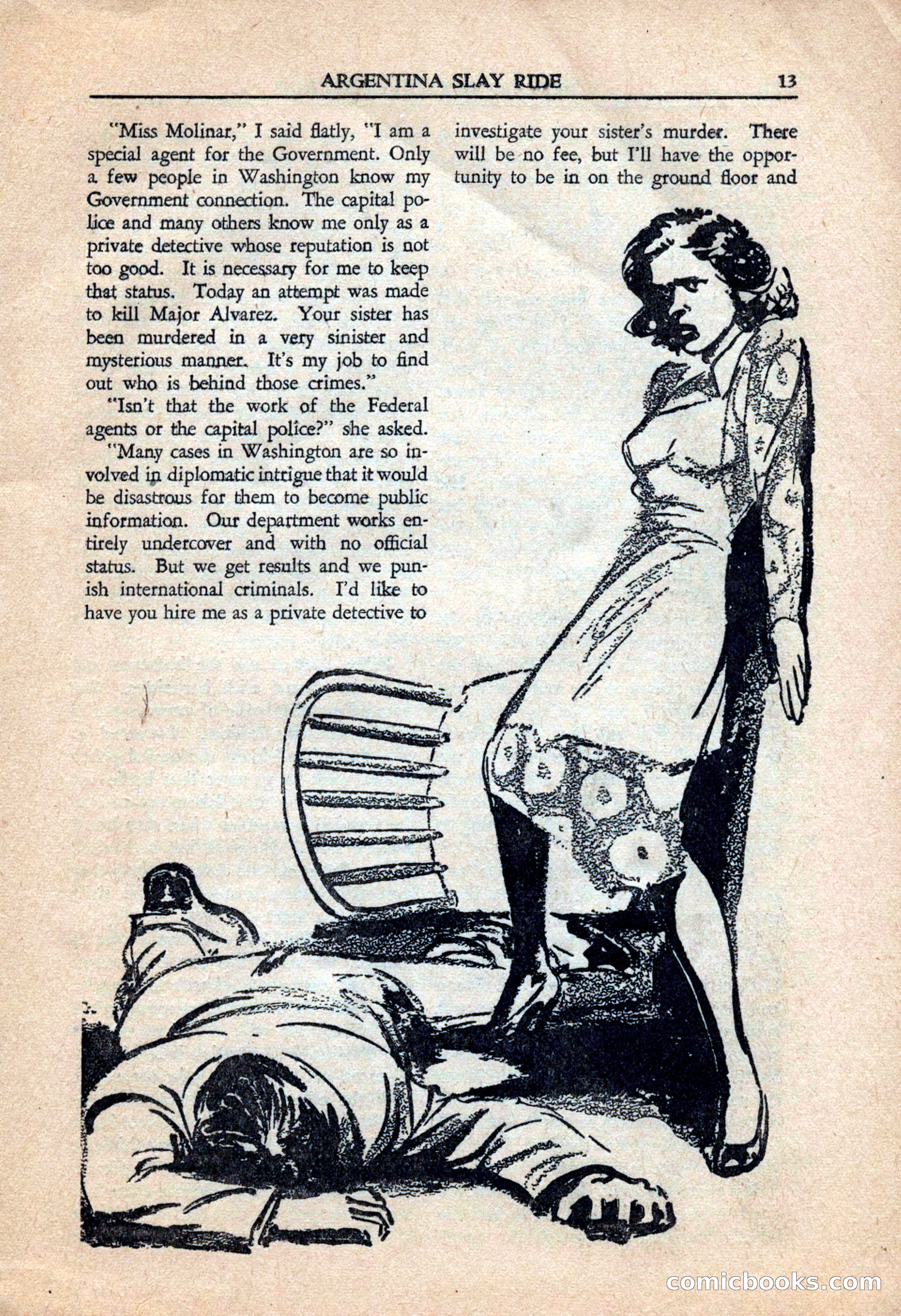 Private Detective Stories, July 1944 — page 15 of 116