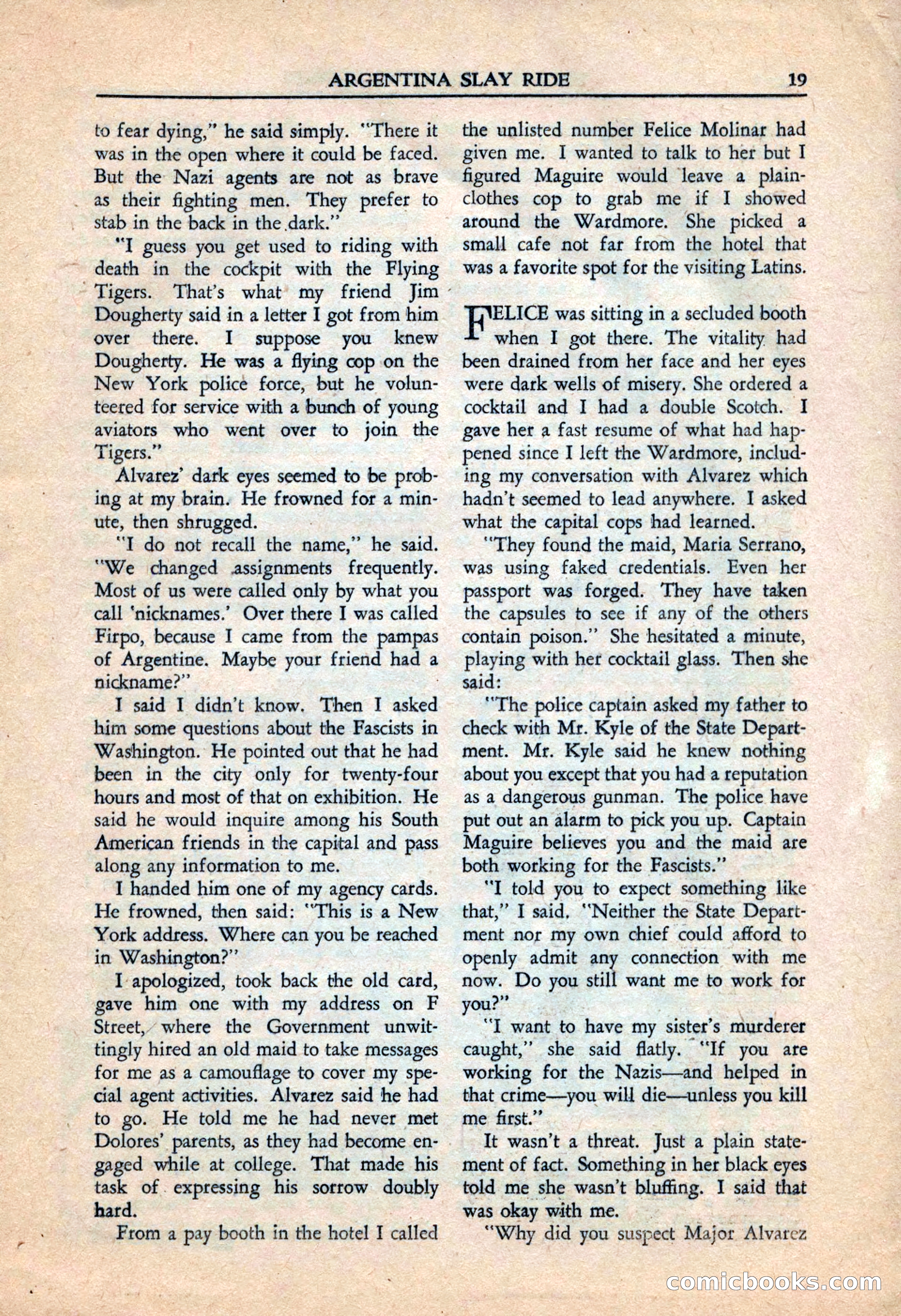 Private Detective Stories, July 1944 — page 21 of 116