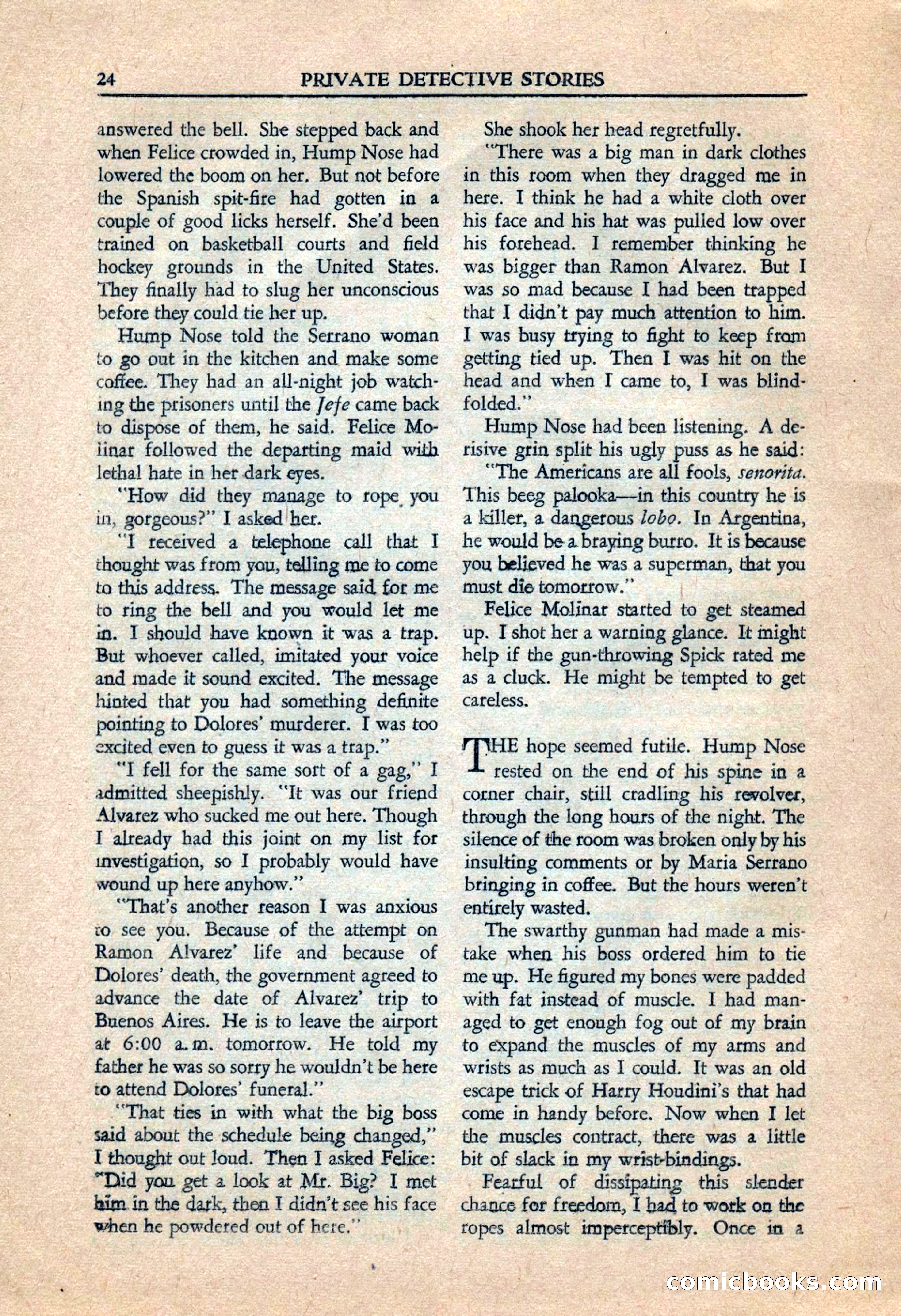 Private Detective Stories, July 1944 — page 26 of 116