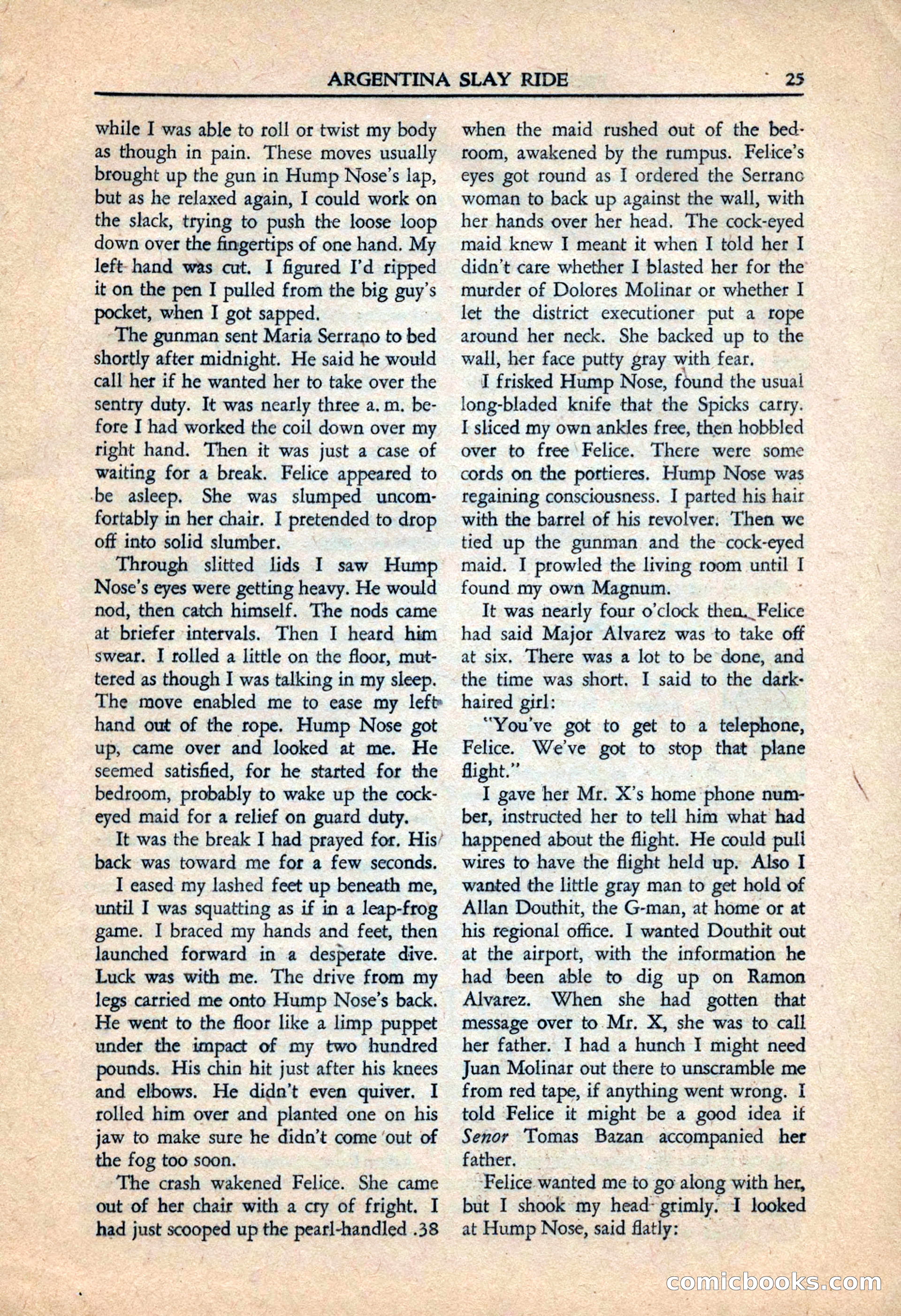 Private Detective Stories, July 1944 — page 27 of 116