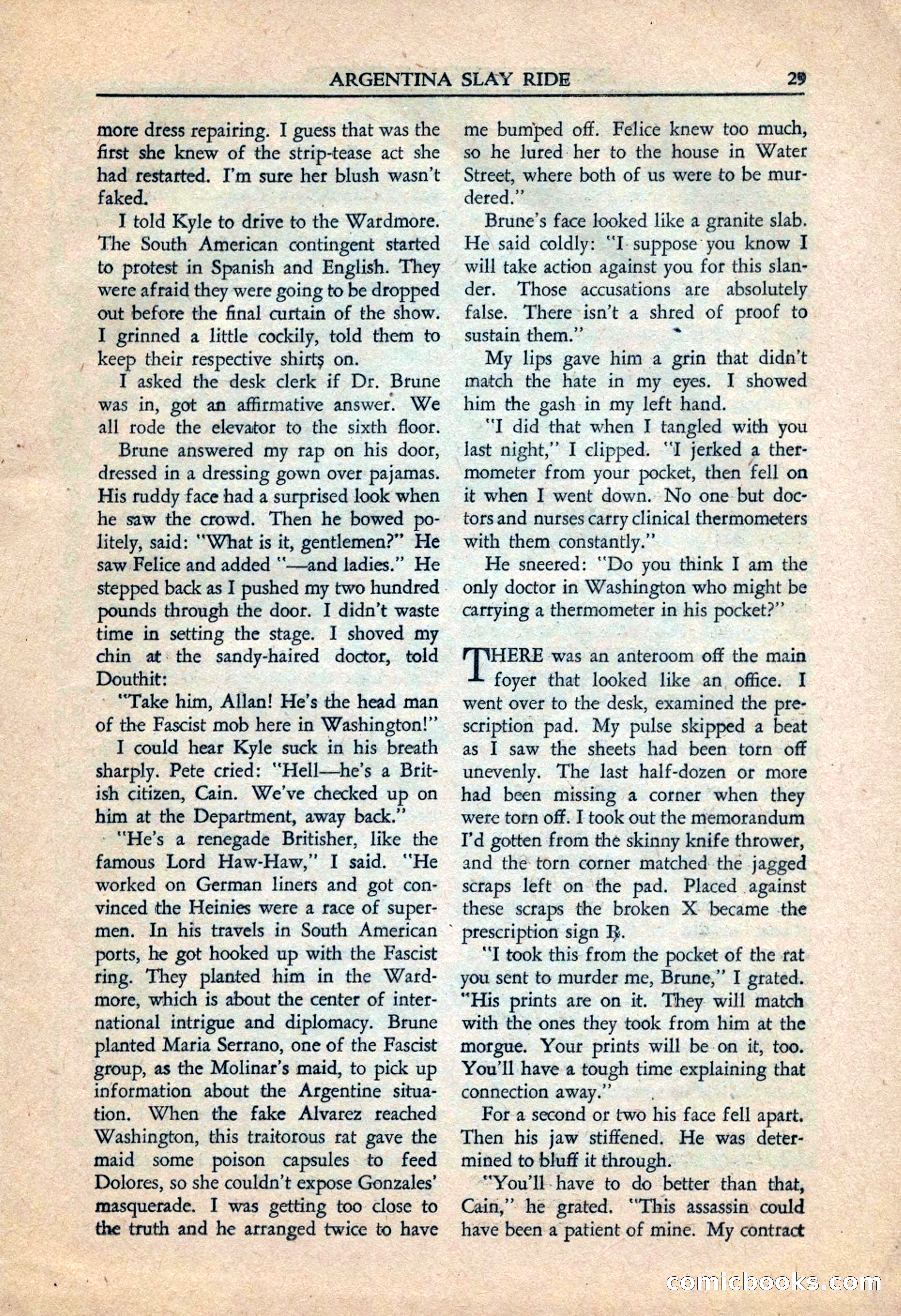 Private Detective Stories, July 1944 — page 31 of 116