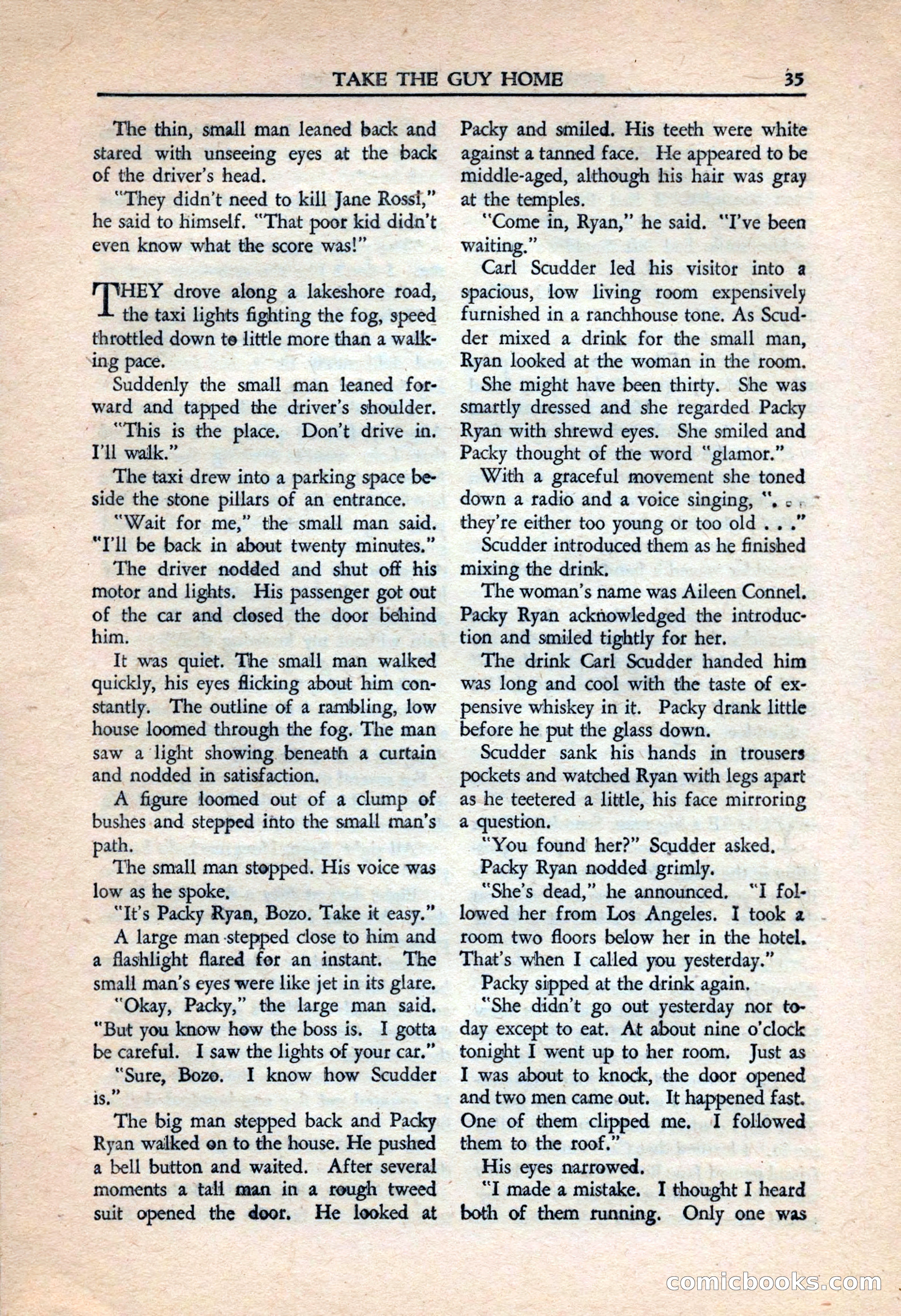Private Detective Stories, July 1944 — page 37 of 116