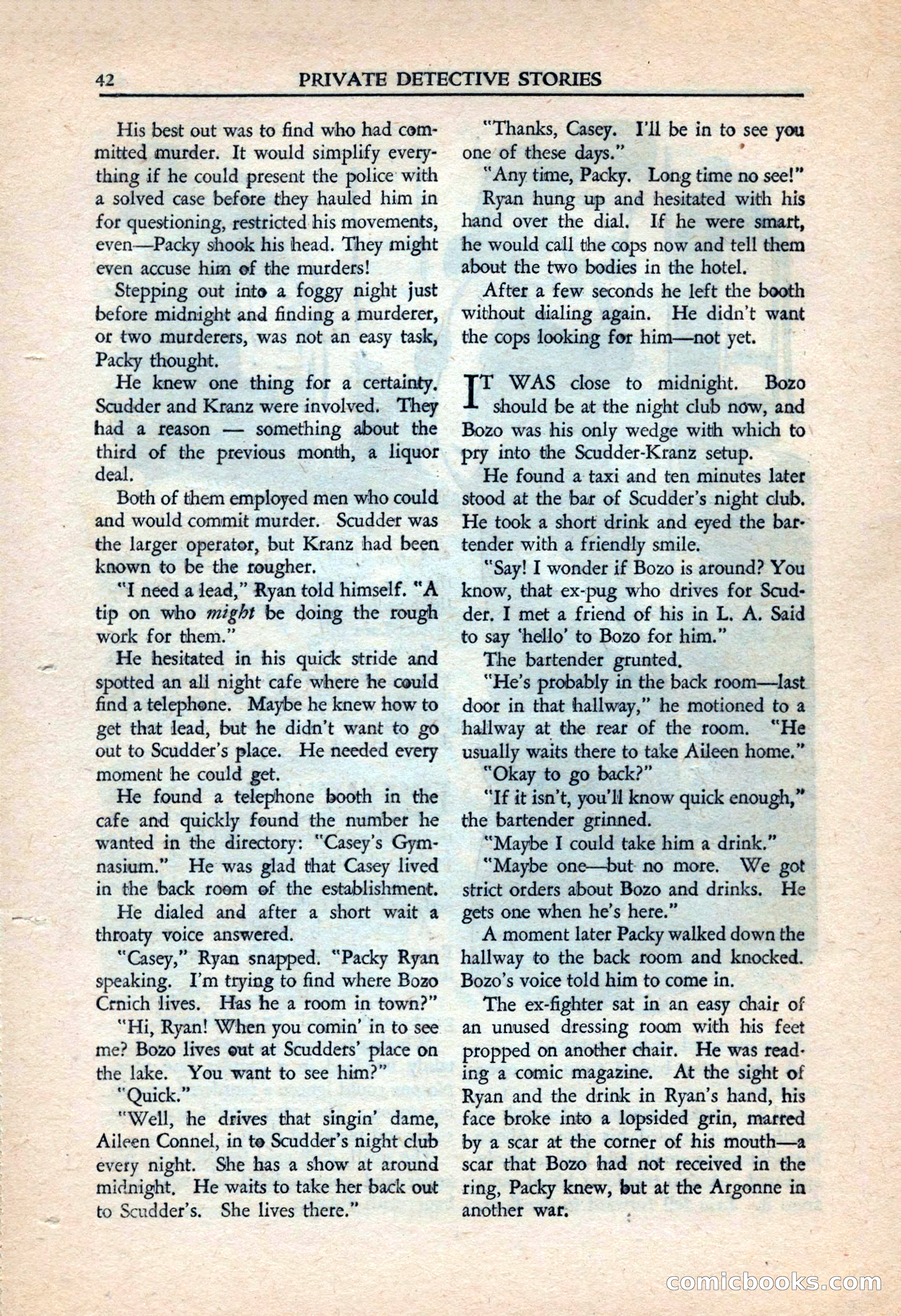 Private Detective Stories, July 1944 — page 44 of 116