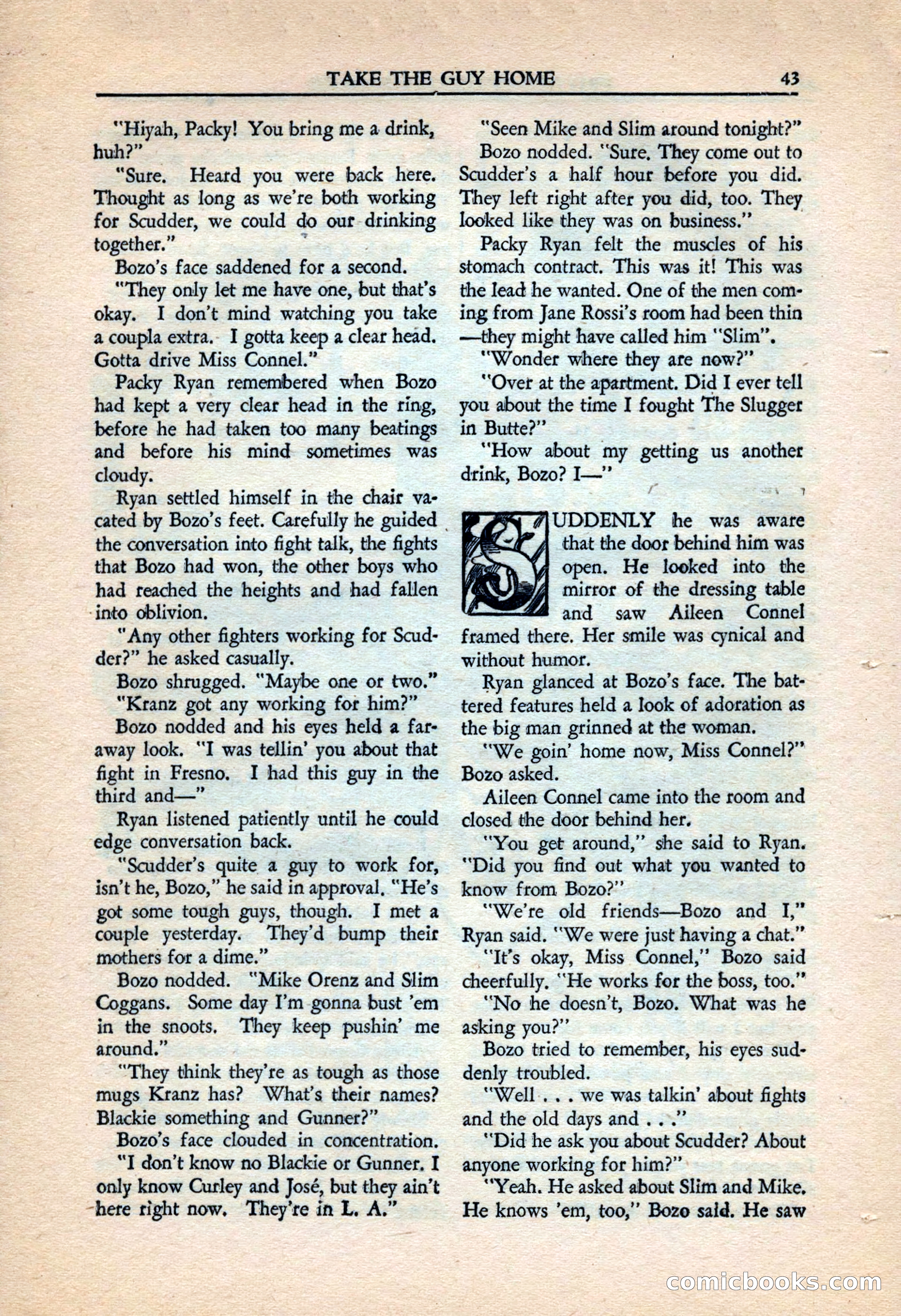 Private Detective Stories, July 1944 — page 45 of 116