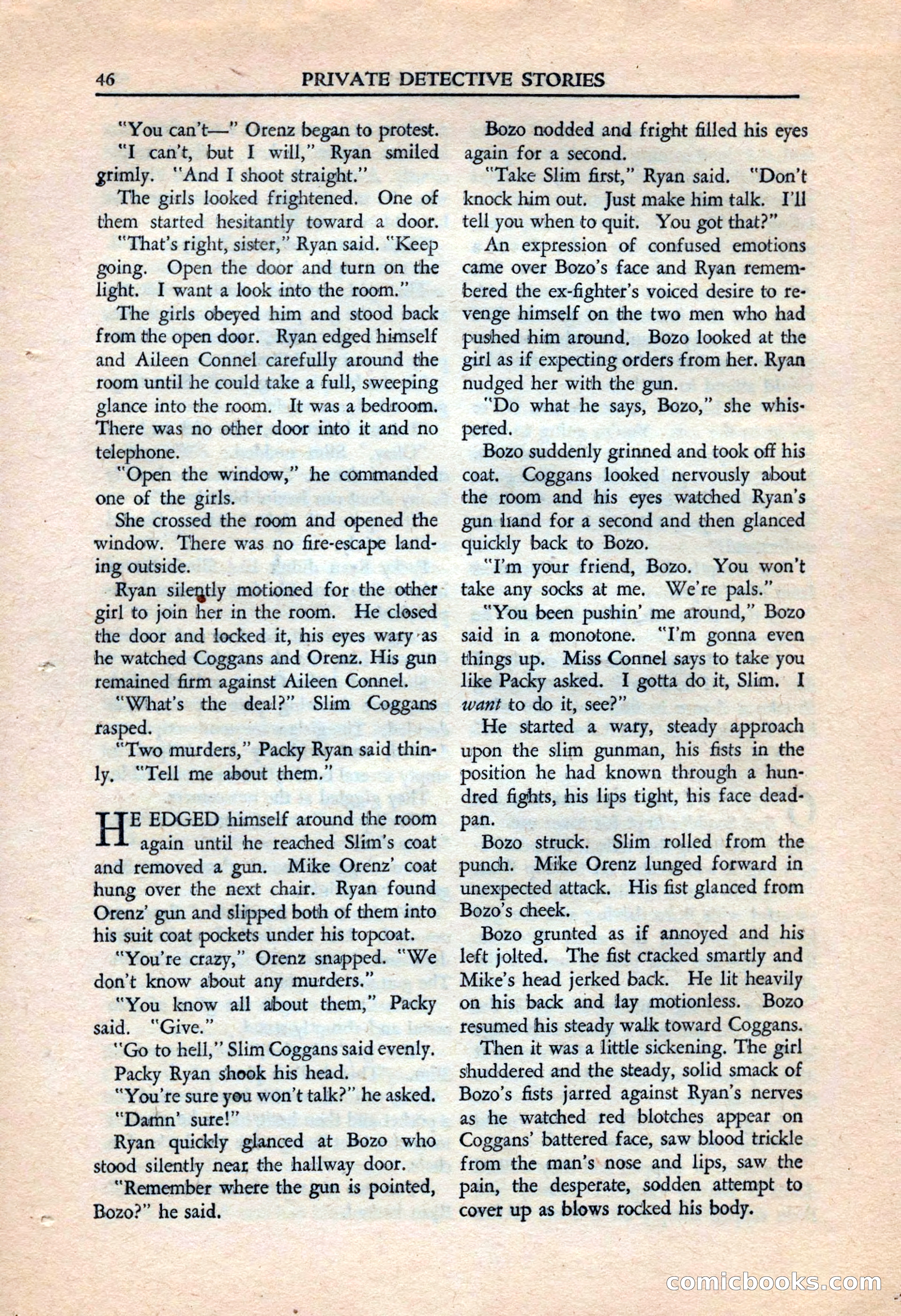 Private Detective Stories, July 1944 — page 48 of 116