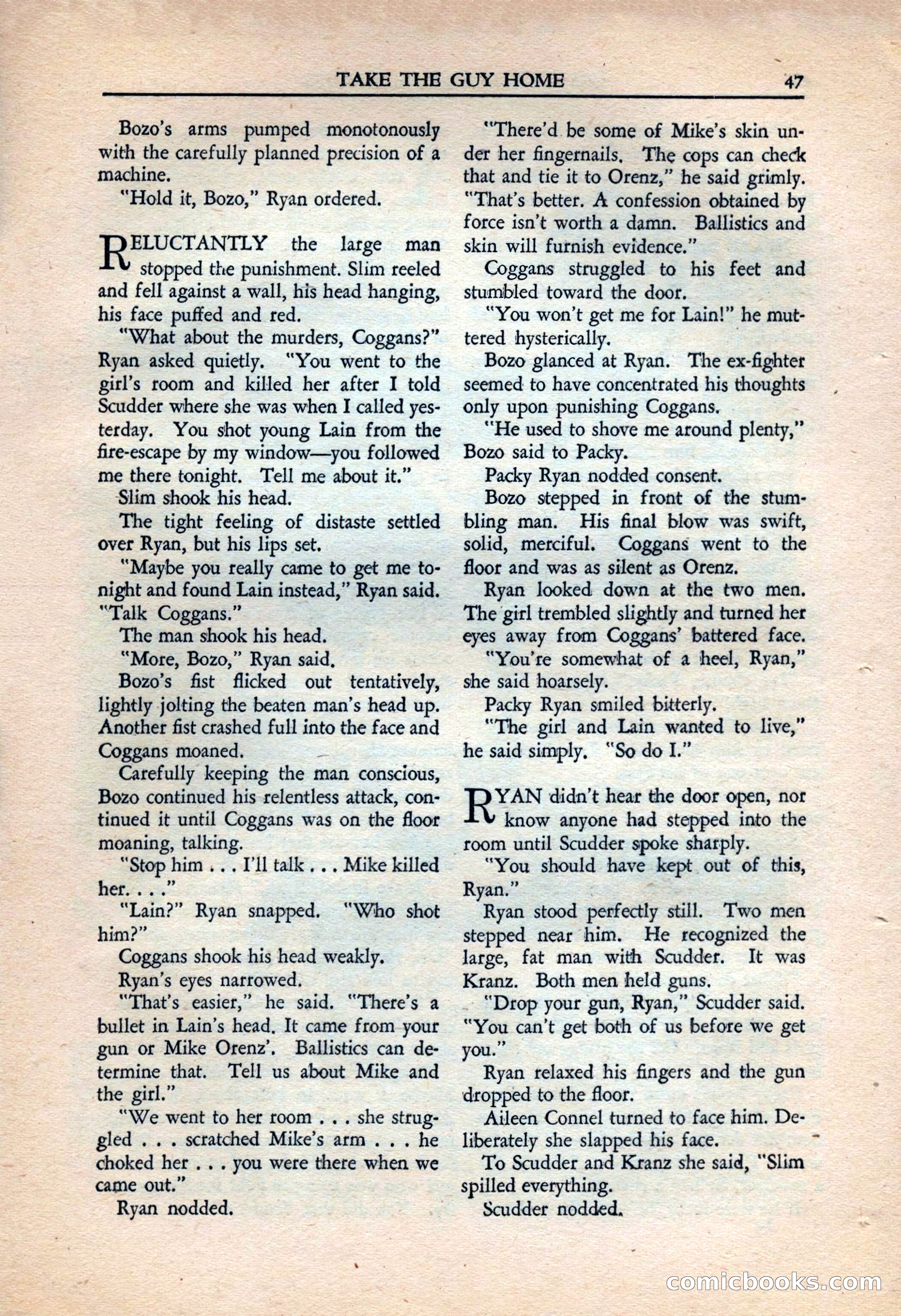 Private Detective Stories, July 1944 — page 49 of 116