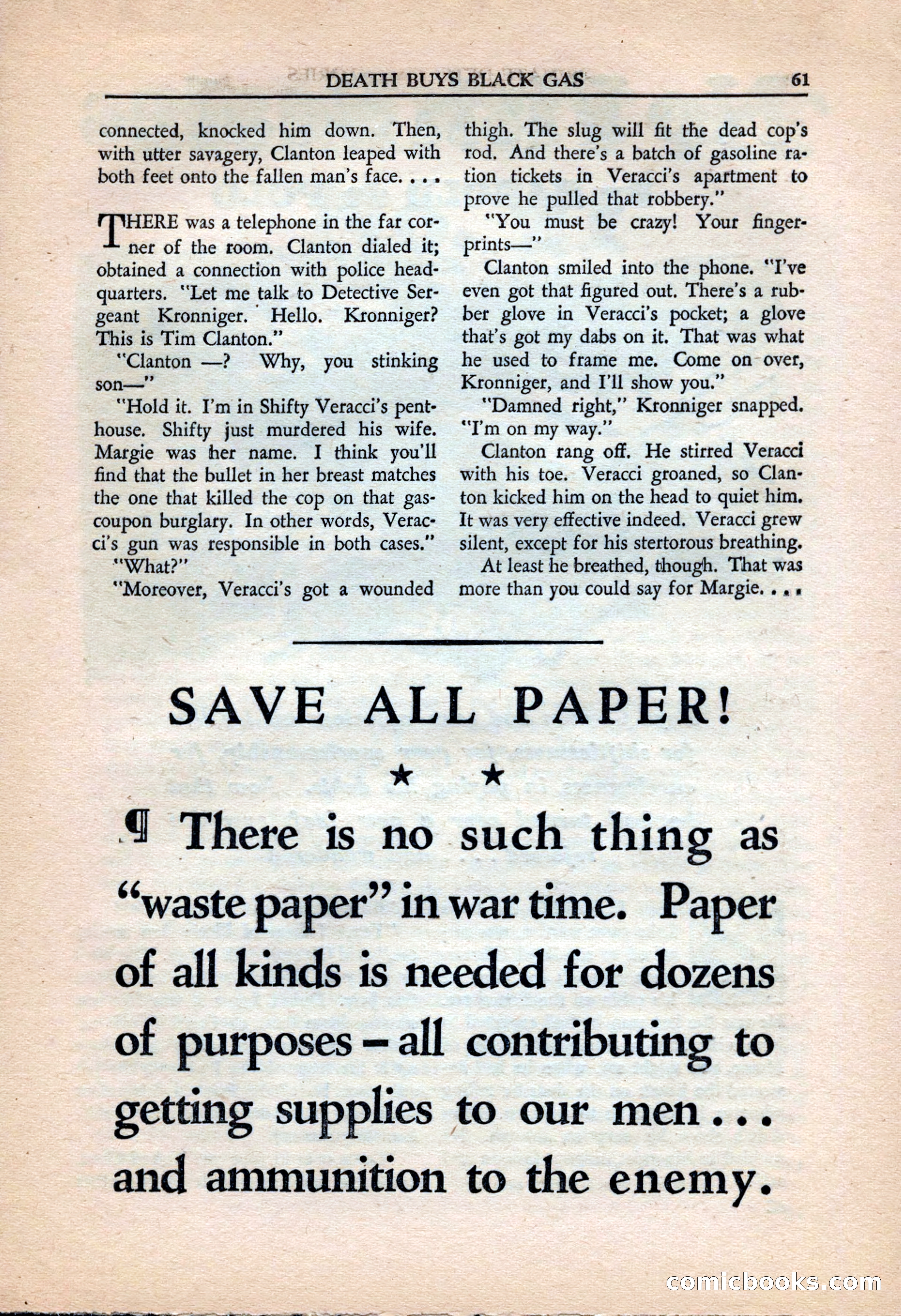 Private Detective Stories, July 1944 — page 63 of 116