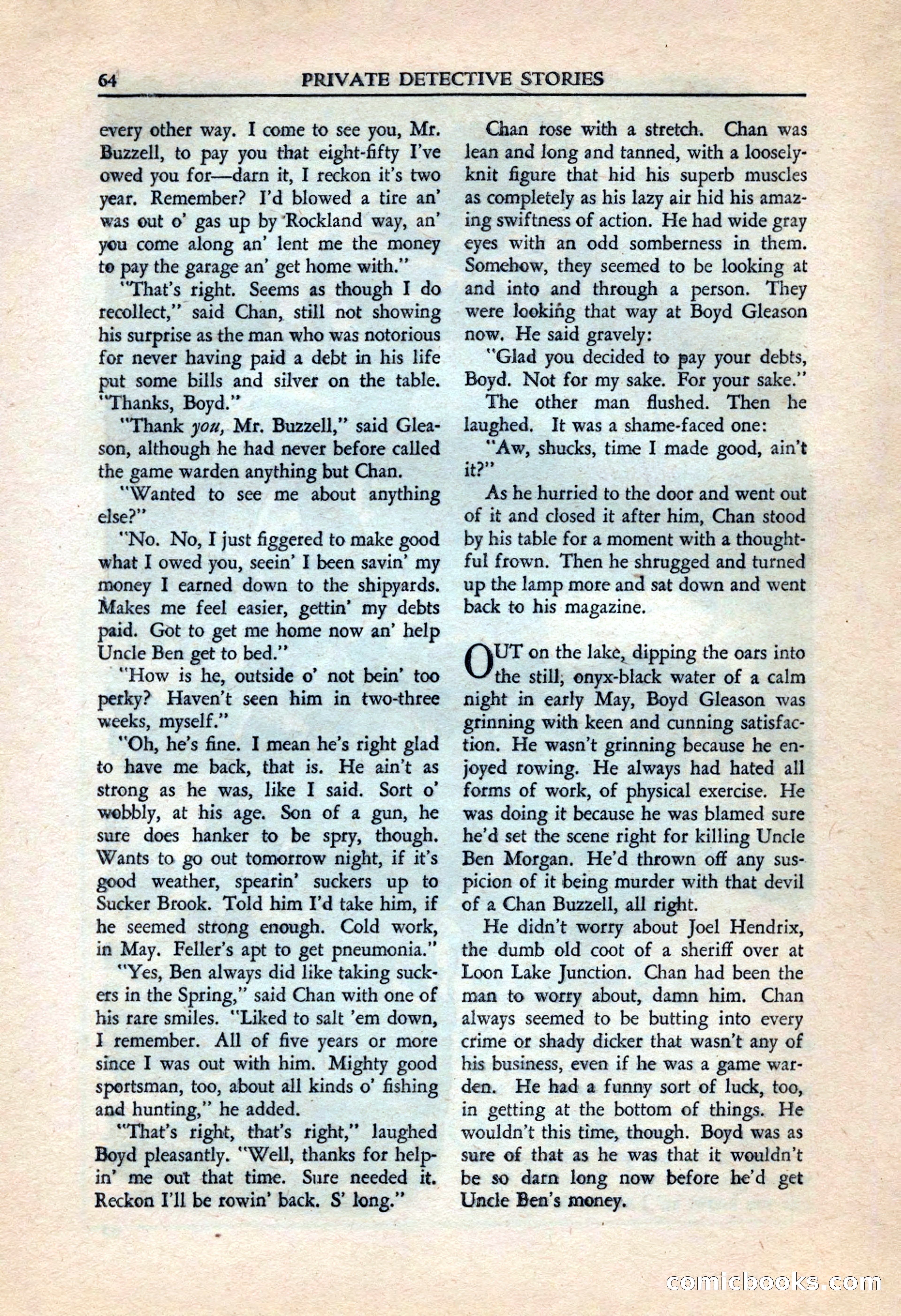 Private Detective Stories, July 1944 — page 66 of 116