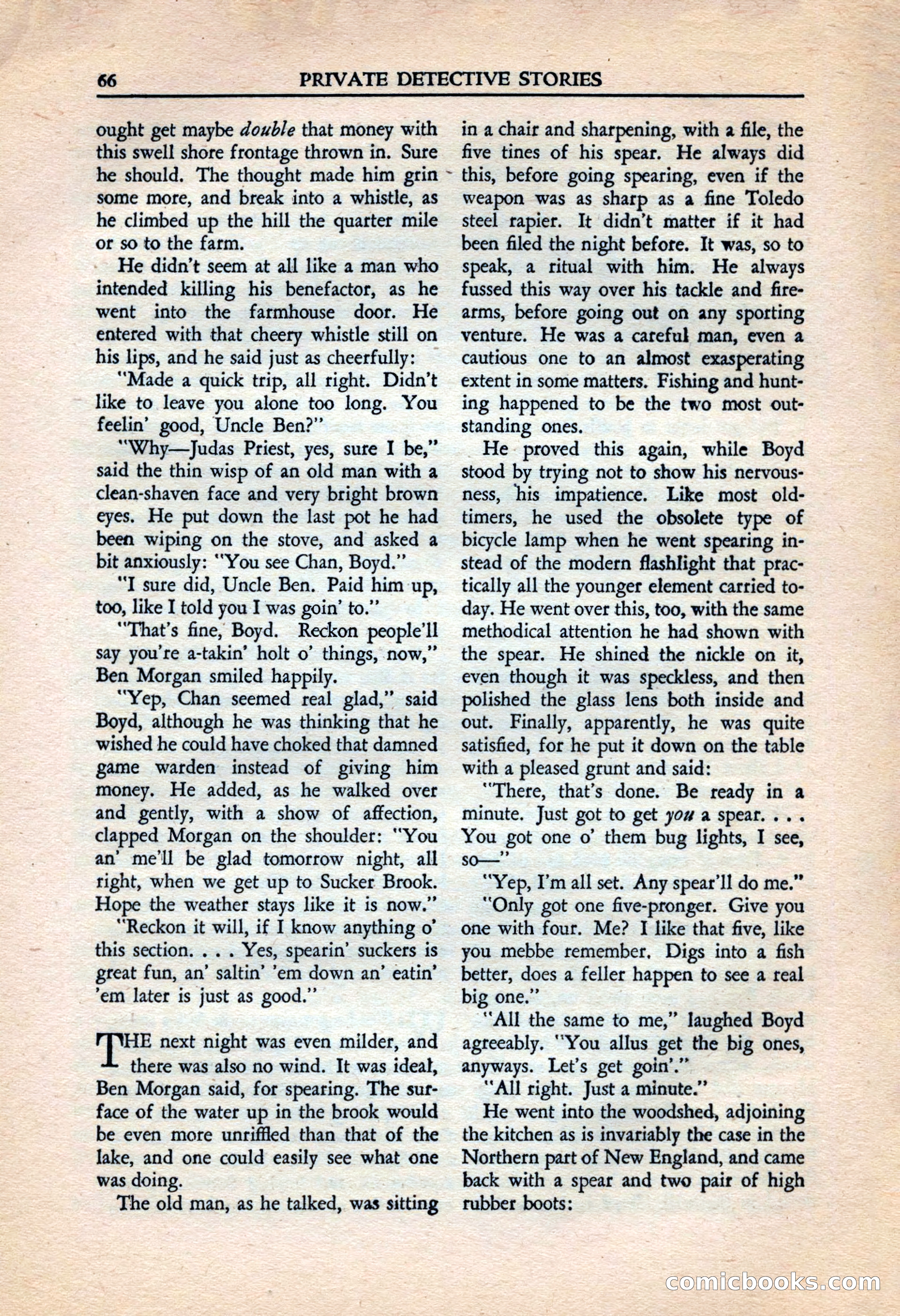 Private Detective Stories, July 1944 — page 68 of 116