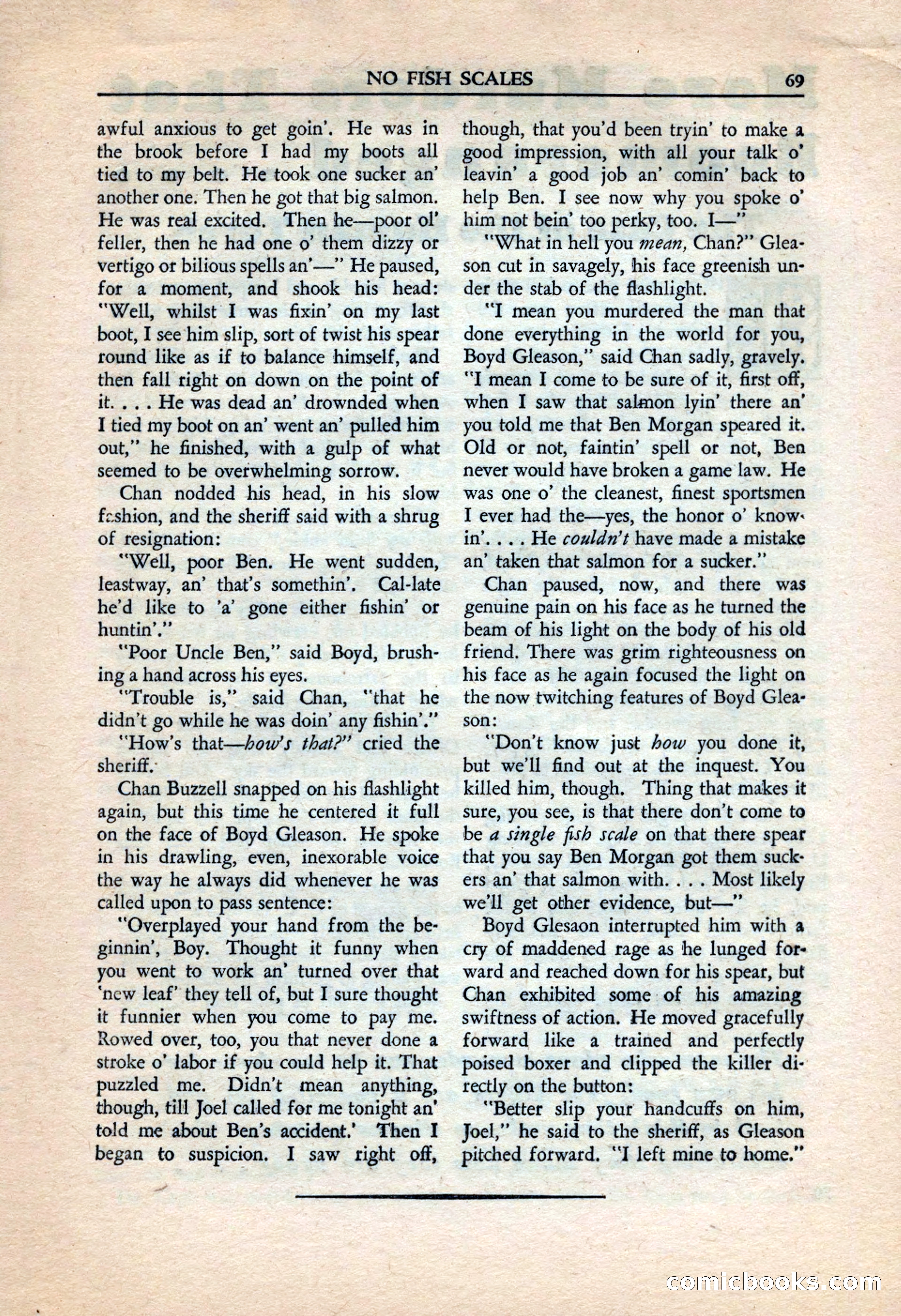 Private Detective Stories, July 1944 — page 71 of 116