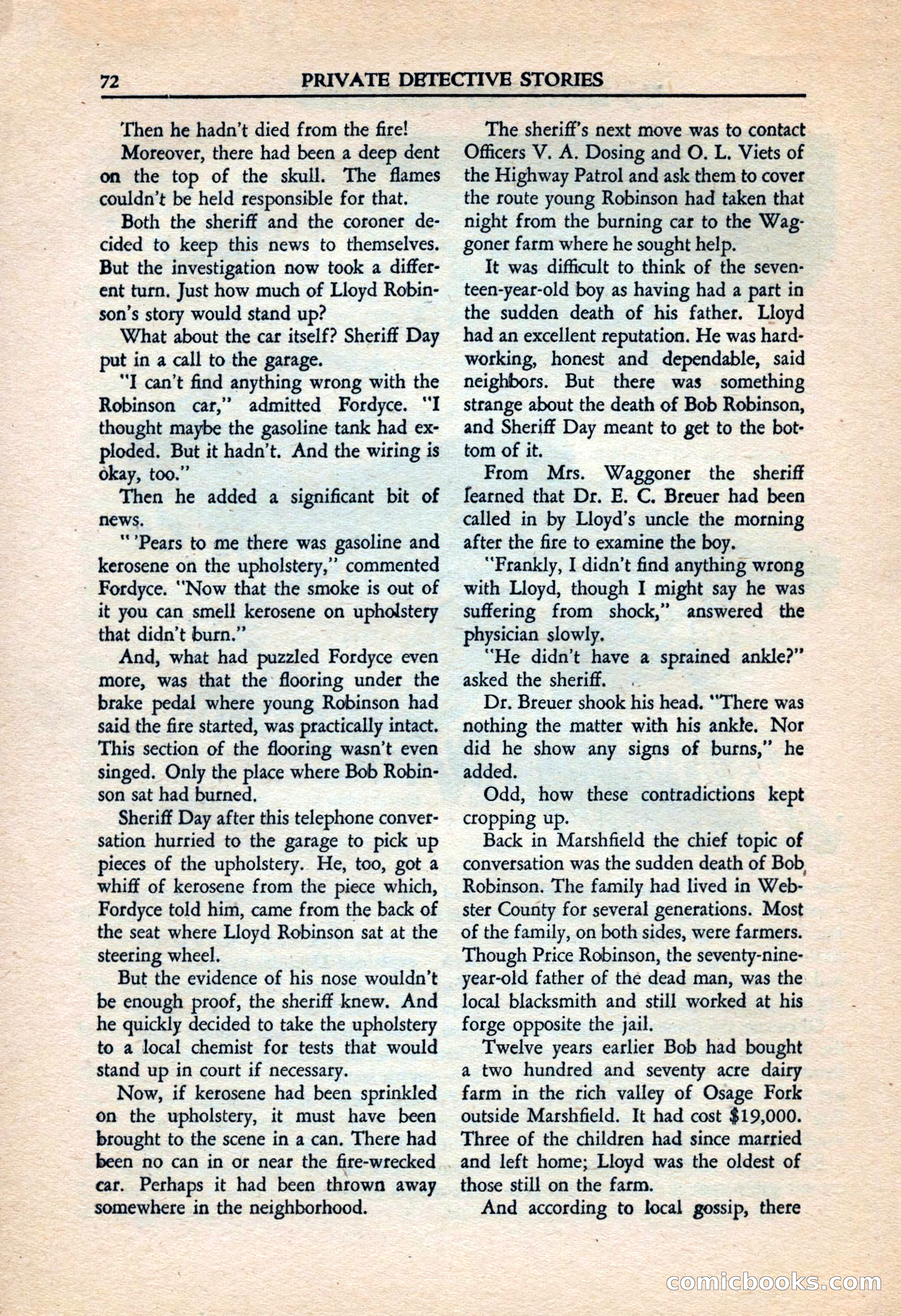 Private Detective Stories, July 1944 — page 74 of 116