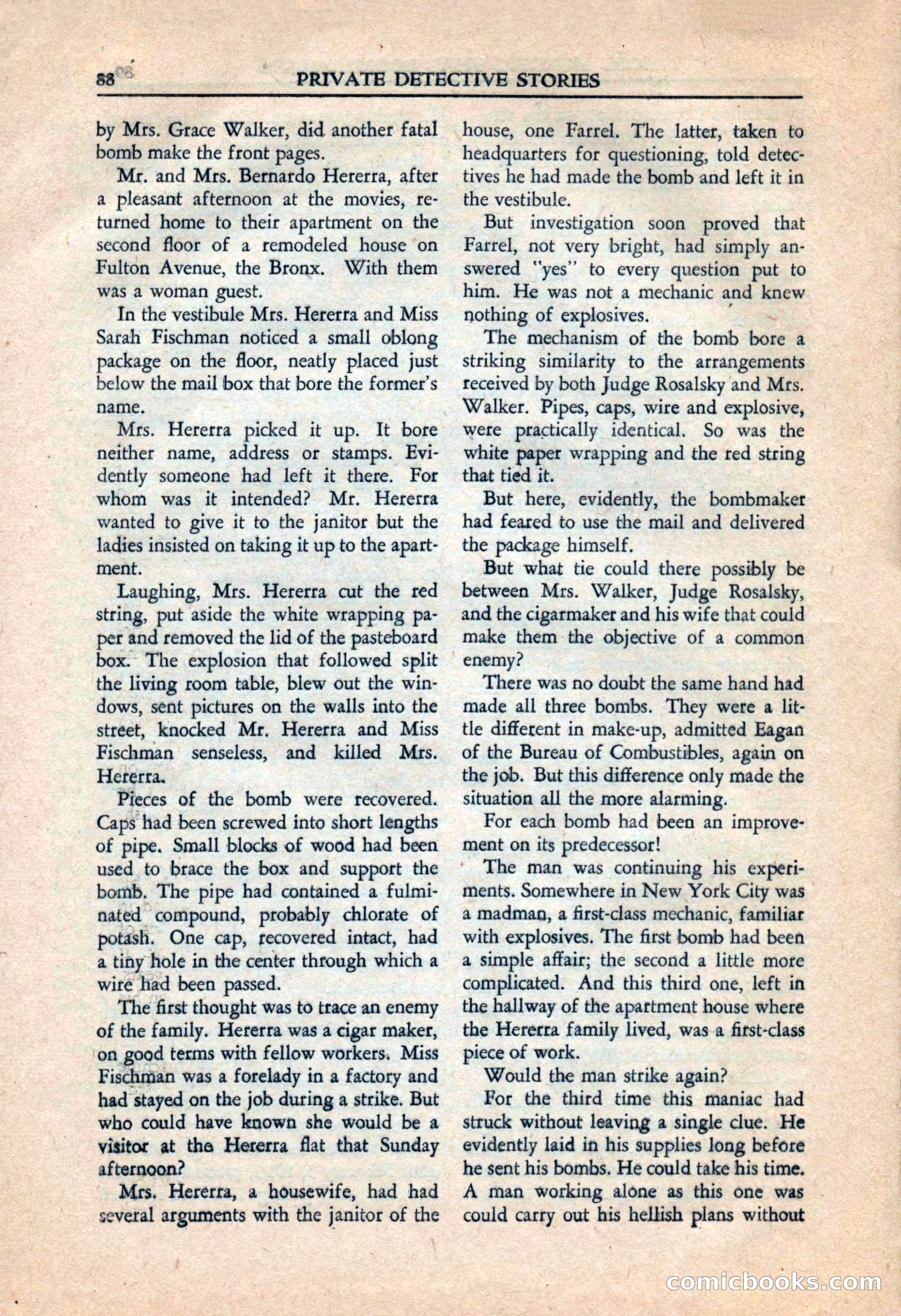 Private Detective Stories, July 1944 — page 90 of 116