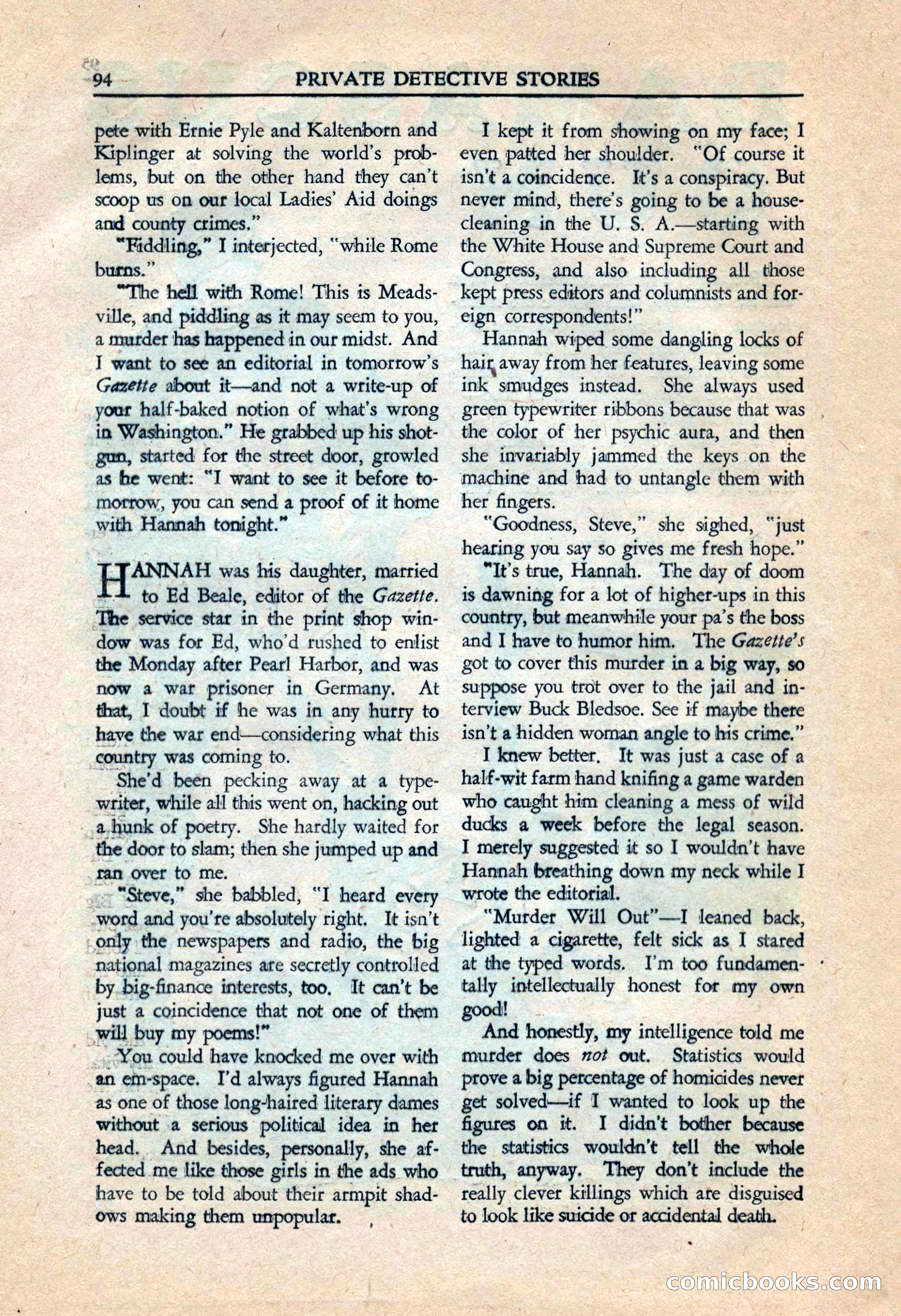 Private Detective Stories, July 1944 — page 96 of 116