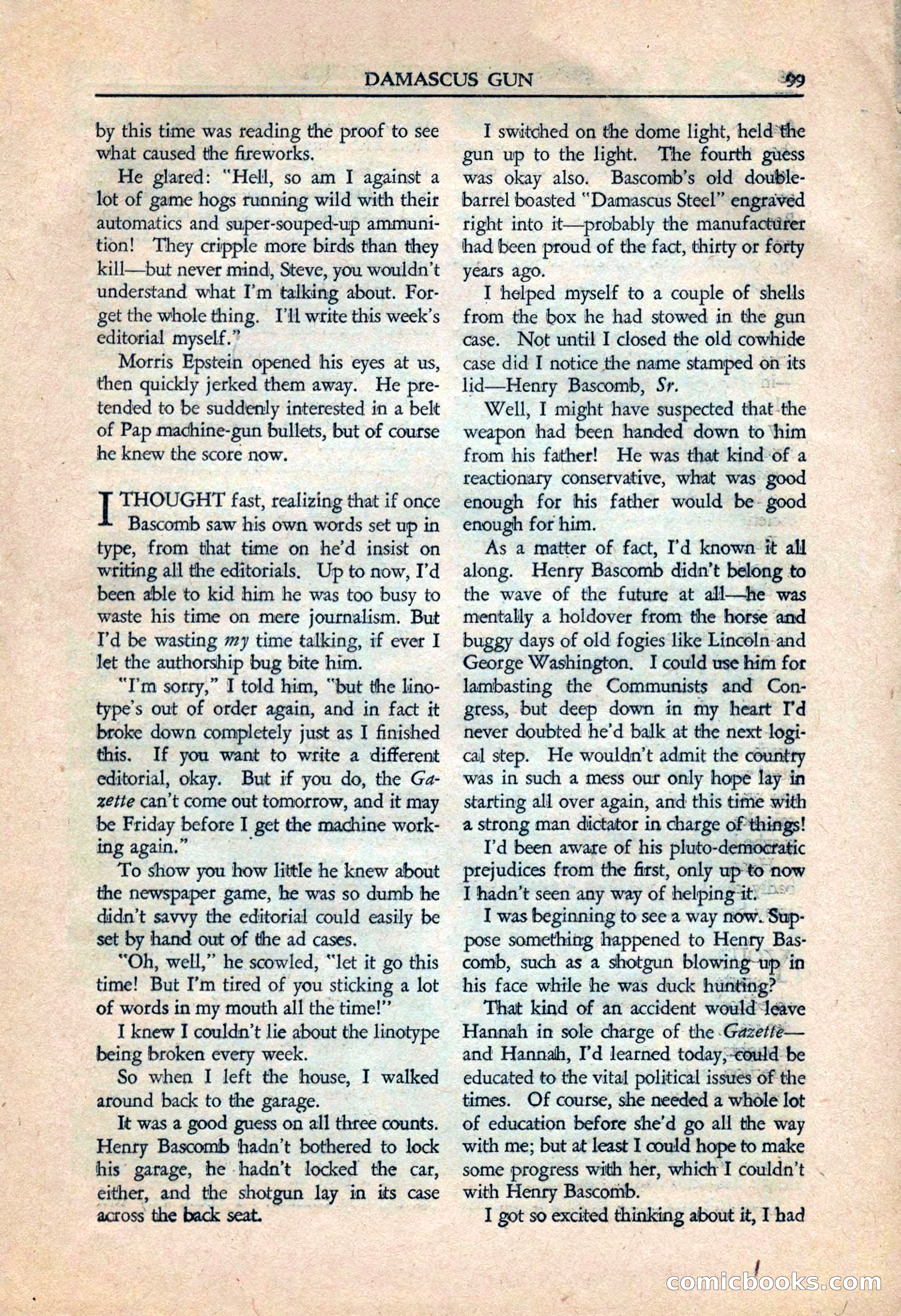 Private Detective Stories, July 1944 — page 101 of 116